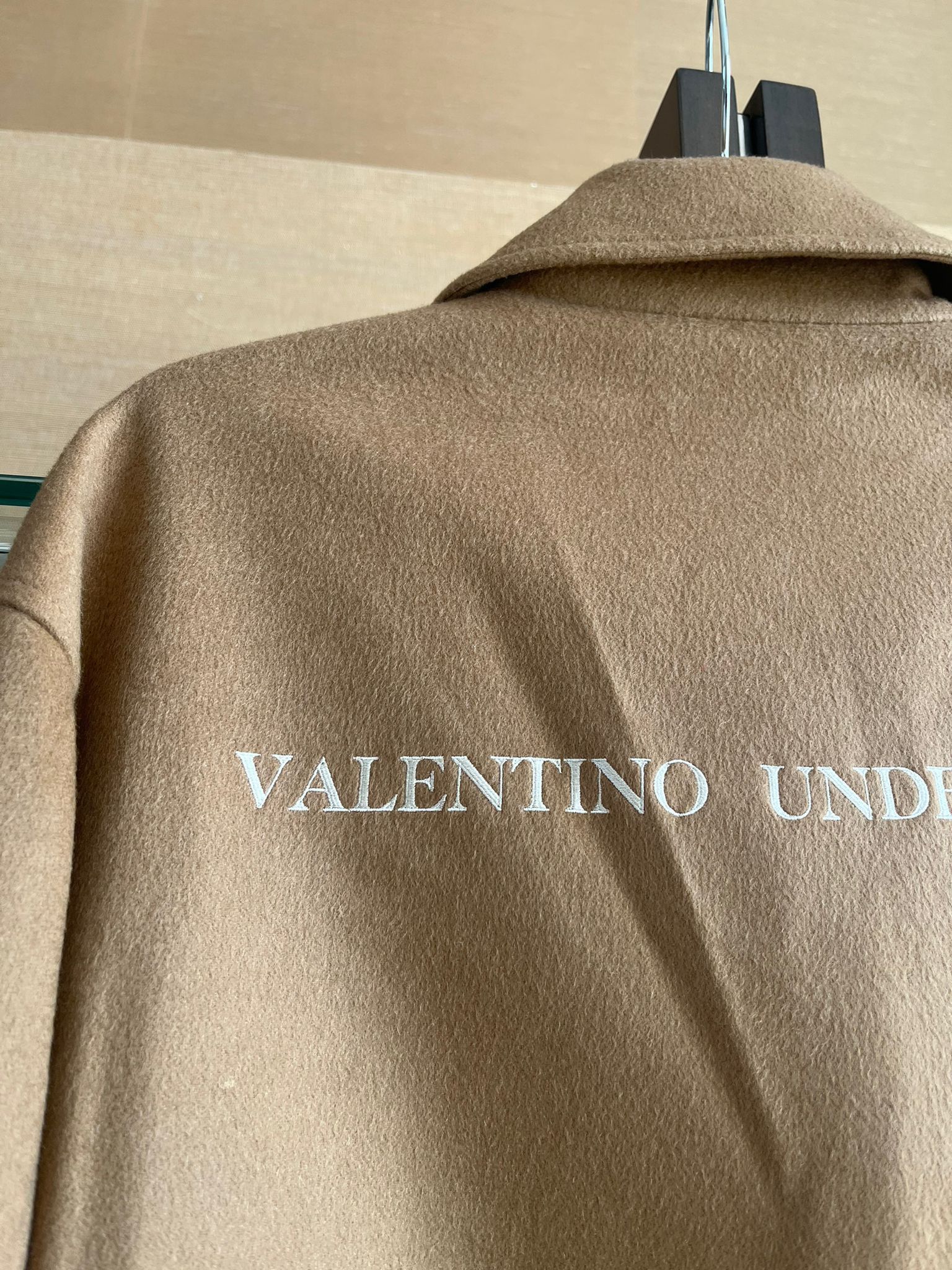 Undercover × Valentino Cashmere Time Traveler Embroidered Coat in Camel Size US L / EU 52-54 / 3 - 22 Thumbnail