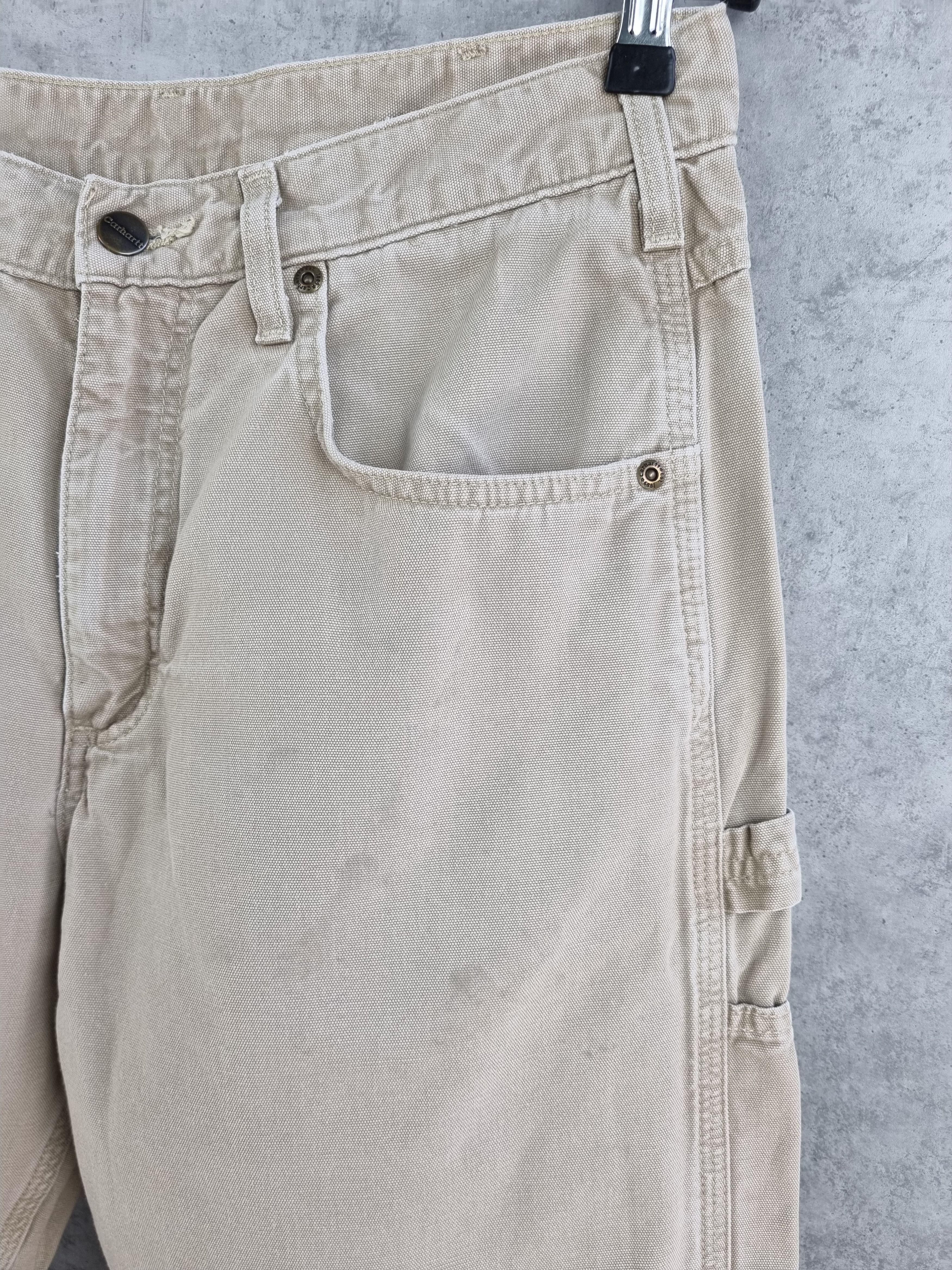 Carhartt × Vintage 90s Carhartt Carpenter Loose Fit Pants Vintage Size US 32 / EU 48 - 6 Thumbnail