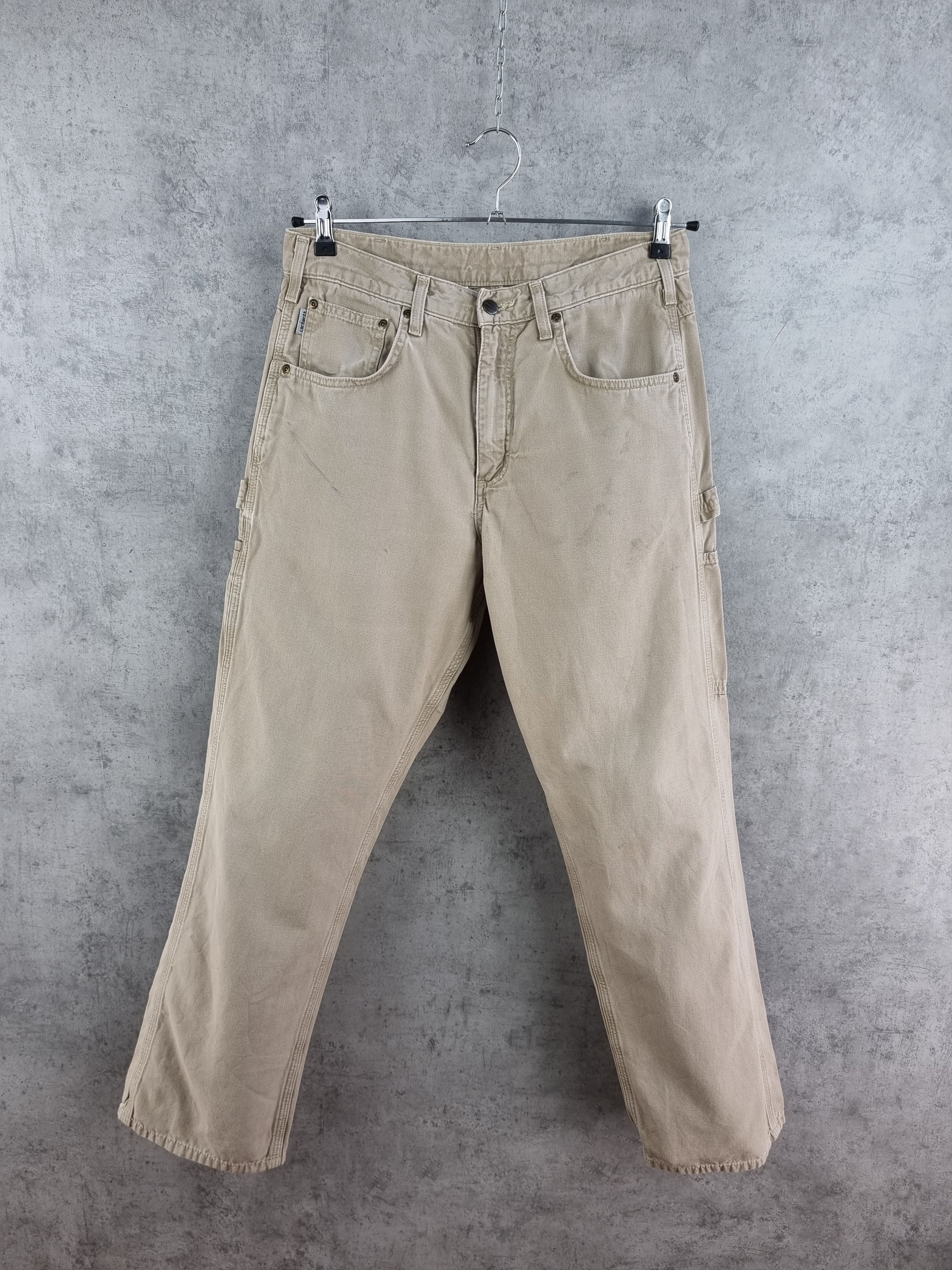 Carhartt × Vintage 90s Carhartt Carpenter Loose Fit Pants Vintage Size US 32 / EU 48 - 2 Thumbnail