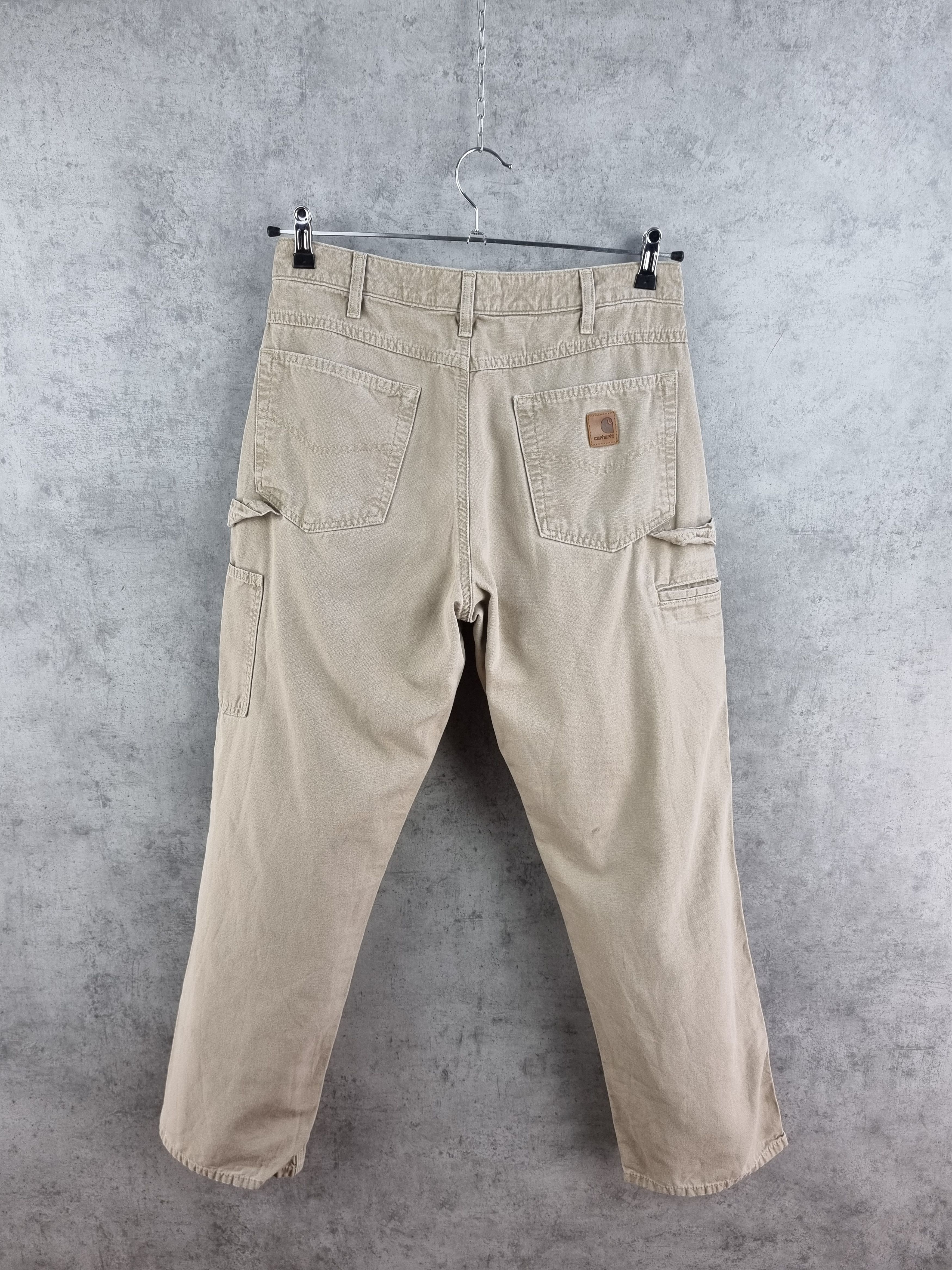 Carhartt × Vintage 90s Carhartt Carpenter Loose Fit Pants Vintage Size US 32 / EU 48 - 14 Thumbnail