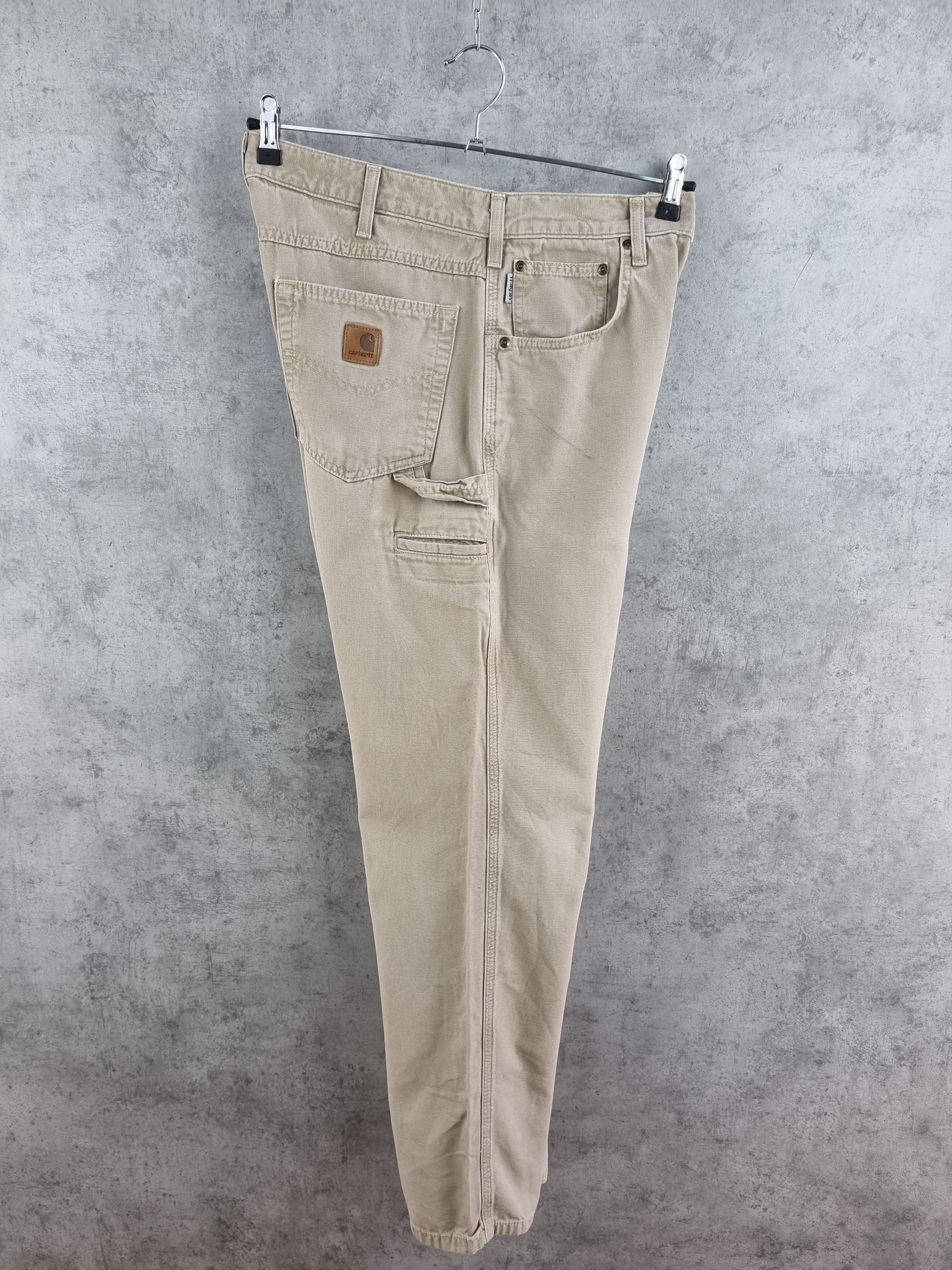 Carhartt × Vintage 90s Carhartt Carpenter Loose Fit Pants Vintage Size US 32 / EU 48 - 3 Thumbnail
