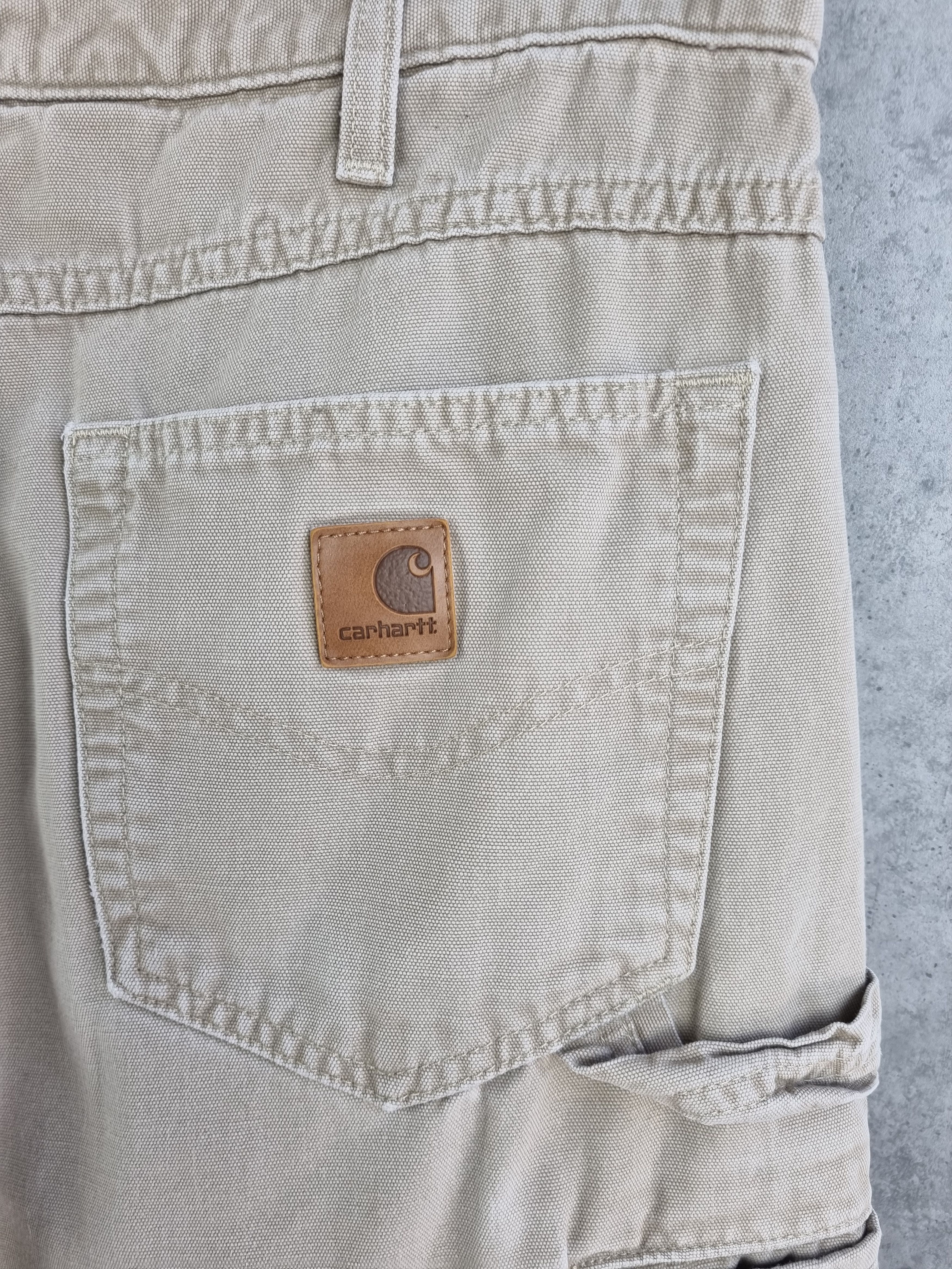 Carhartt × Vintage 90s Carhartt Carpenter Loose Fit Pants Vintage Size US 32 / EU 48 - 5 Thumbnail