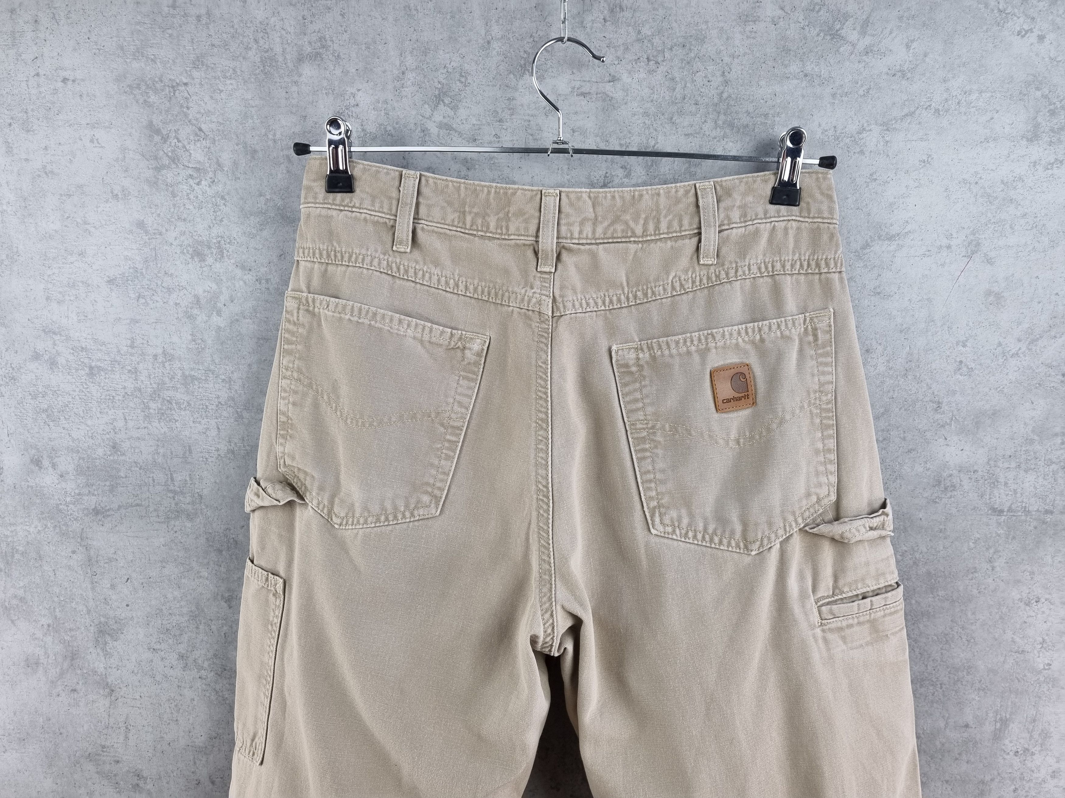 Carhartt × Vintage 90s Carhartt Carpenter Loose Fit Pants Vintage Size US 32 / EU 48 - 4 Thumbnail