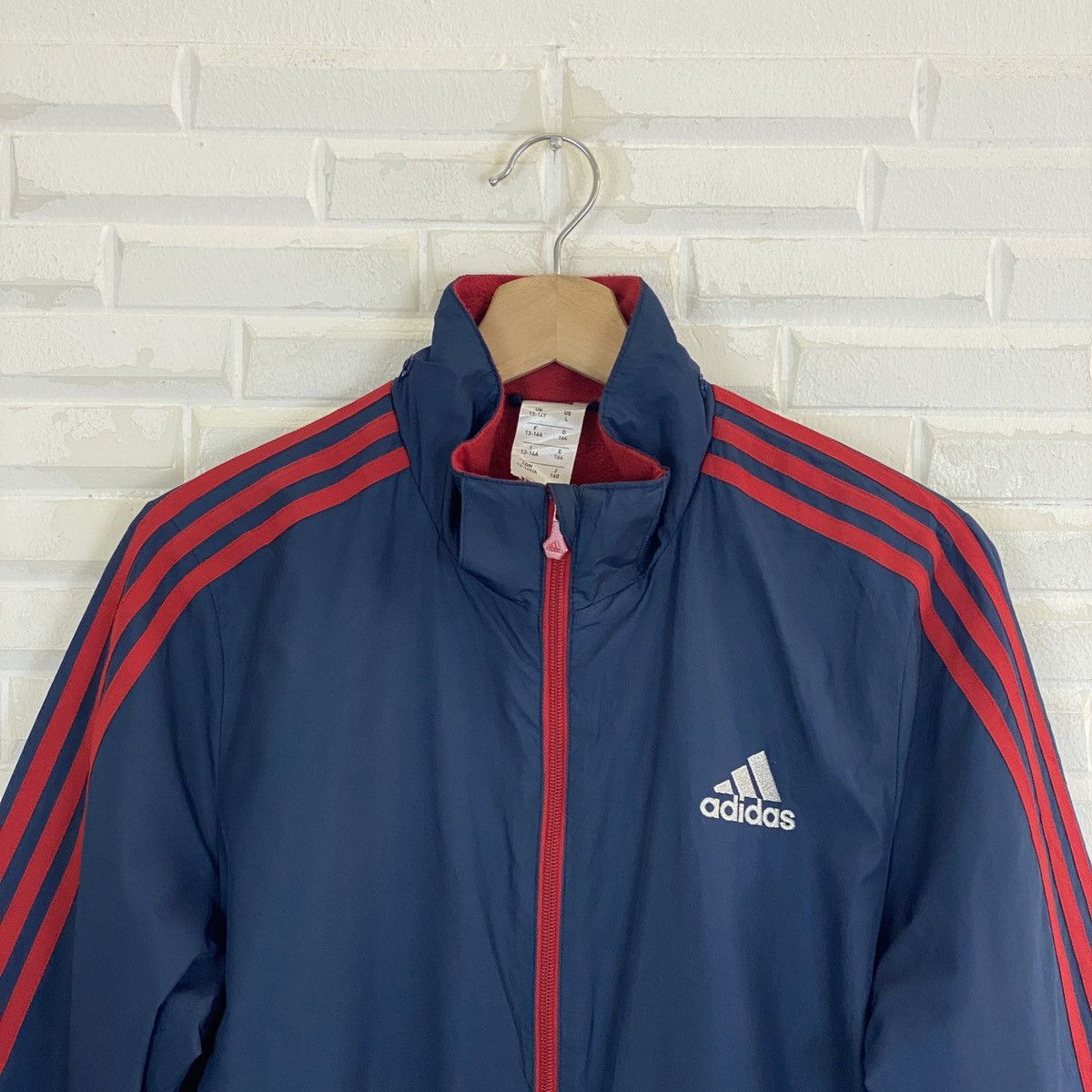 Adidas Adidas Big Logo 3 Stripes Long Jacket Size US L / EU 52-54 / 3 - 4 Thumbnail