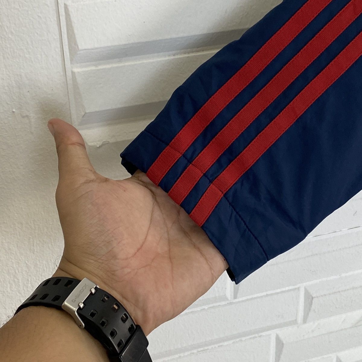 Adidas Adidas Big Logo 3 Stripes Long Jacket Size US L / EU 52-54 / 3 - 7 Thumbnail