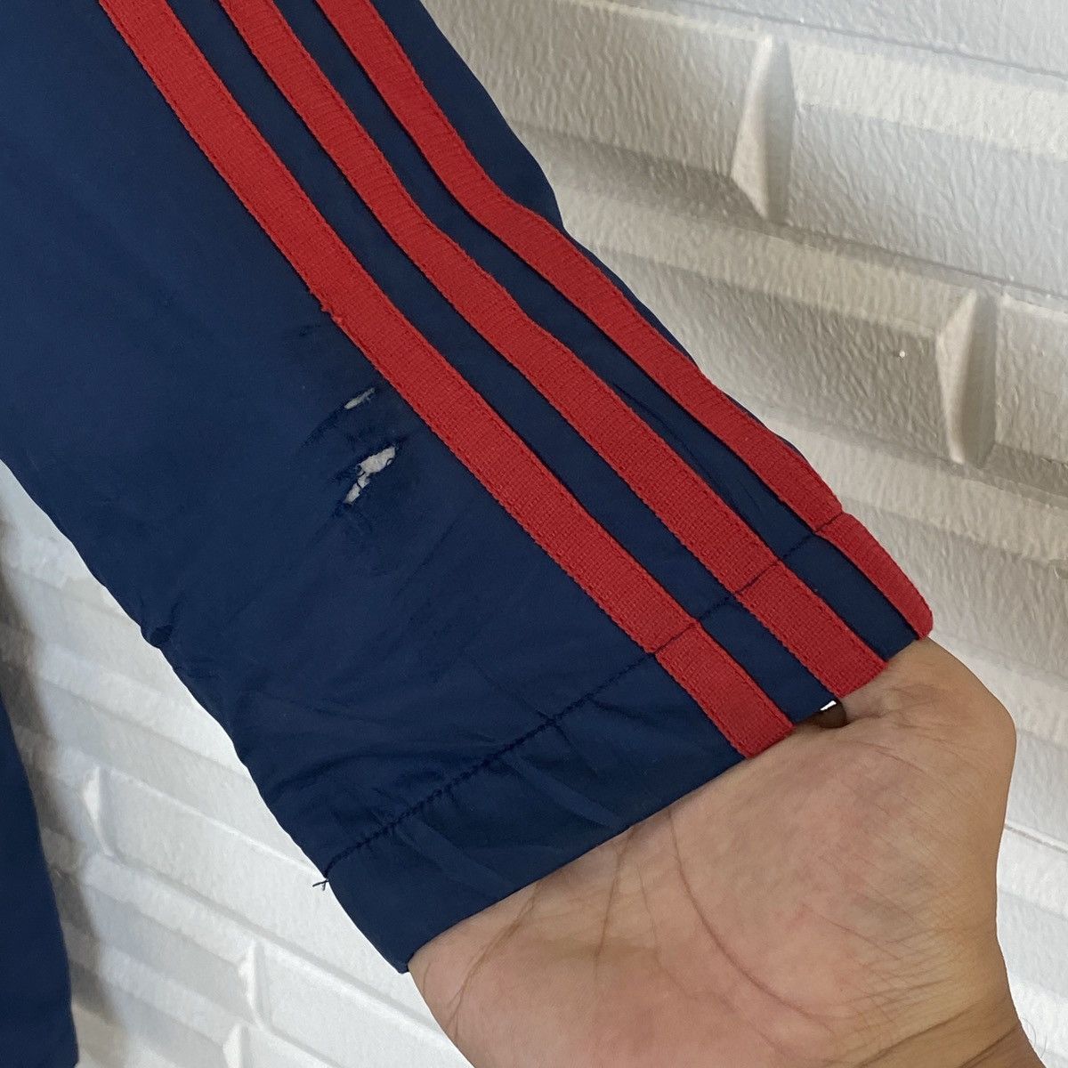 Adidas Adidas Big Logo 3 Stripes Long Jacket Size US L / EU 52-54 / 3 - 11 Thumbnail