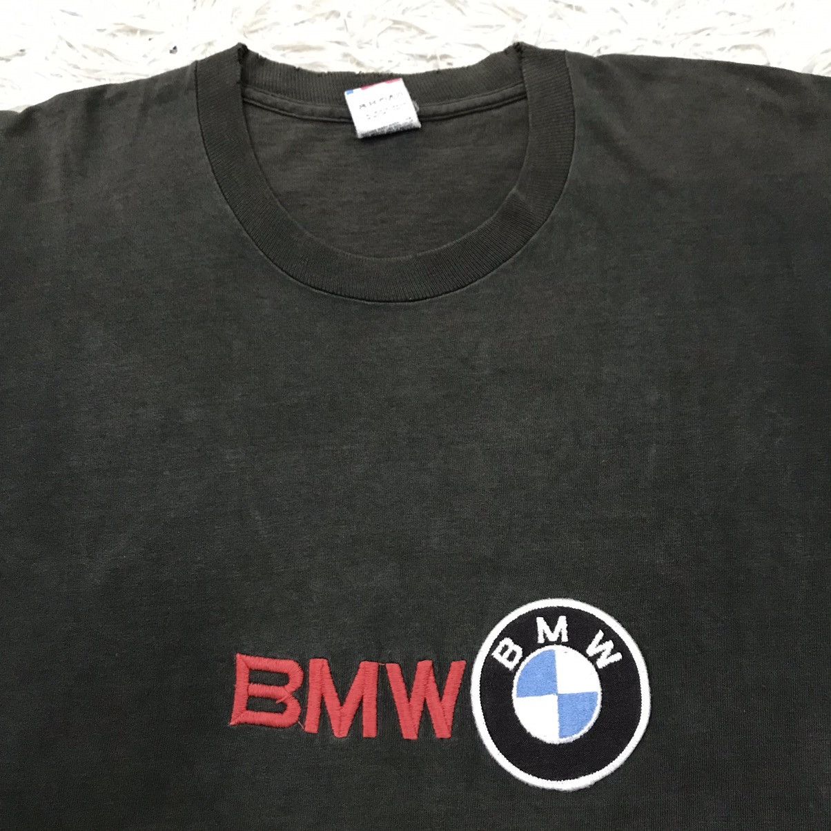 BMW 🔥sun faded🔥Vintage 90s BMW Emroidery logo Motorsport Tshirt Size US L / EU 52-54 / 3 - 9 Thumbnail