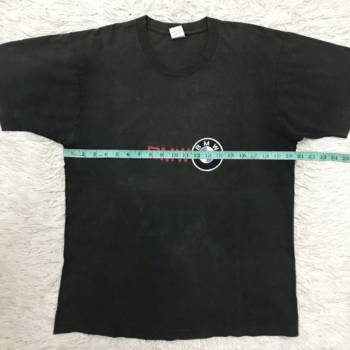 BMW 🔥sun faded🔥Vintage 90s BMW Emroidery logo Motorsport Tshirt Size US L / EU 52-54 / 3 - 13 Thumbnail