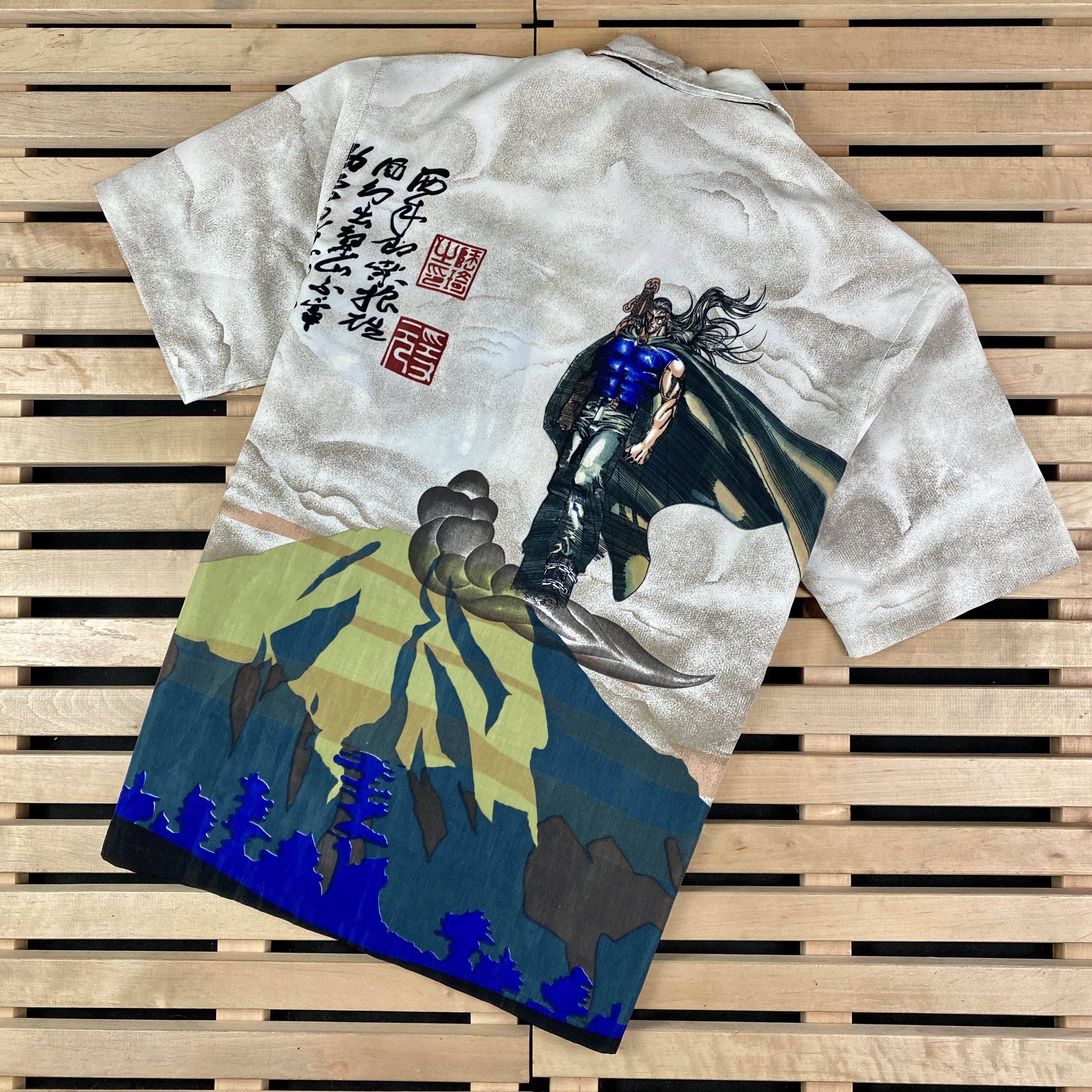 Japanese Brand × Vintage Mens Japanese Shirt Samurai Vintage Size L Size US L / EU 52-54 / 3 - 8 Thumbnail