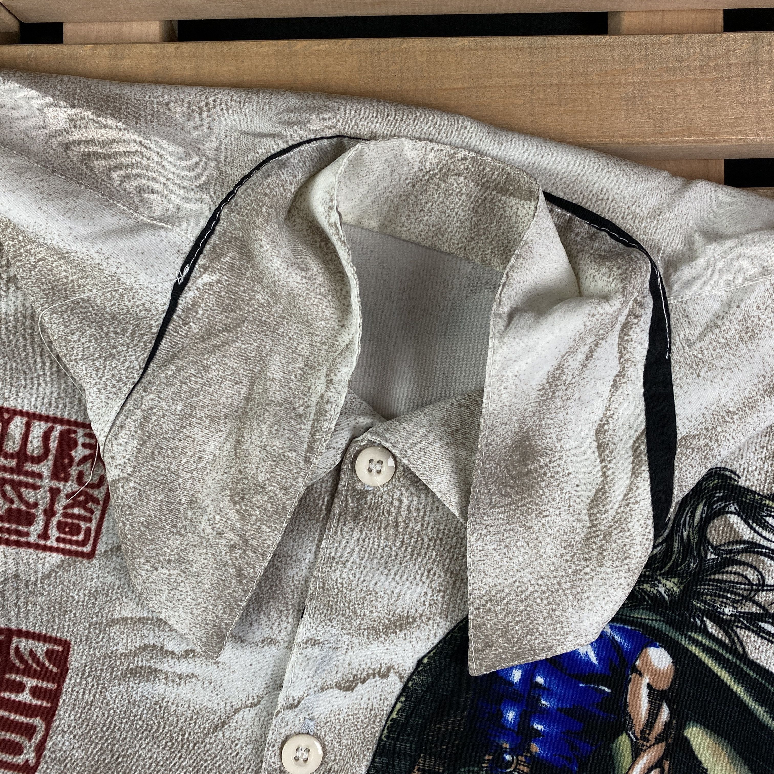 Japanese Brand × Vintage Mens Japanese Shirt Samurai Vintage Size L Size US L / EU 52-54 / 3 - 9 Thumbnail