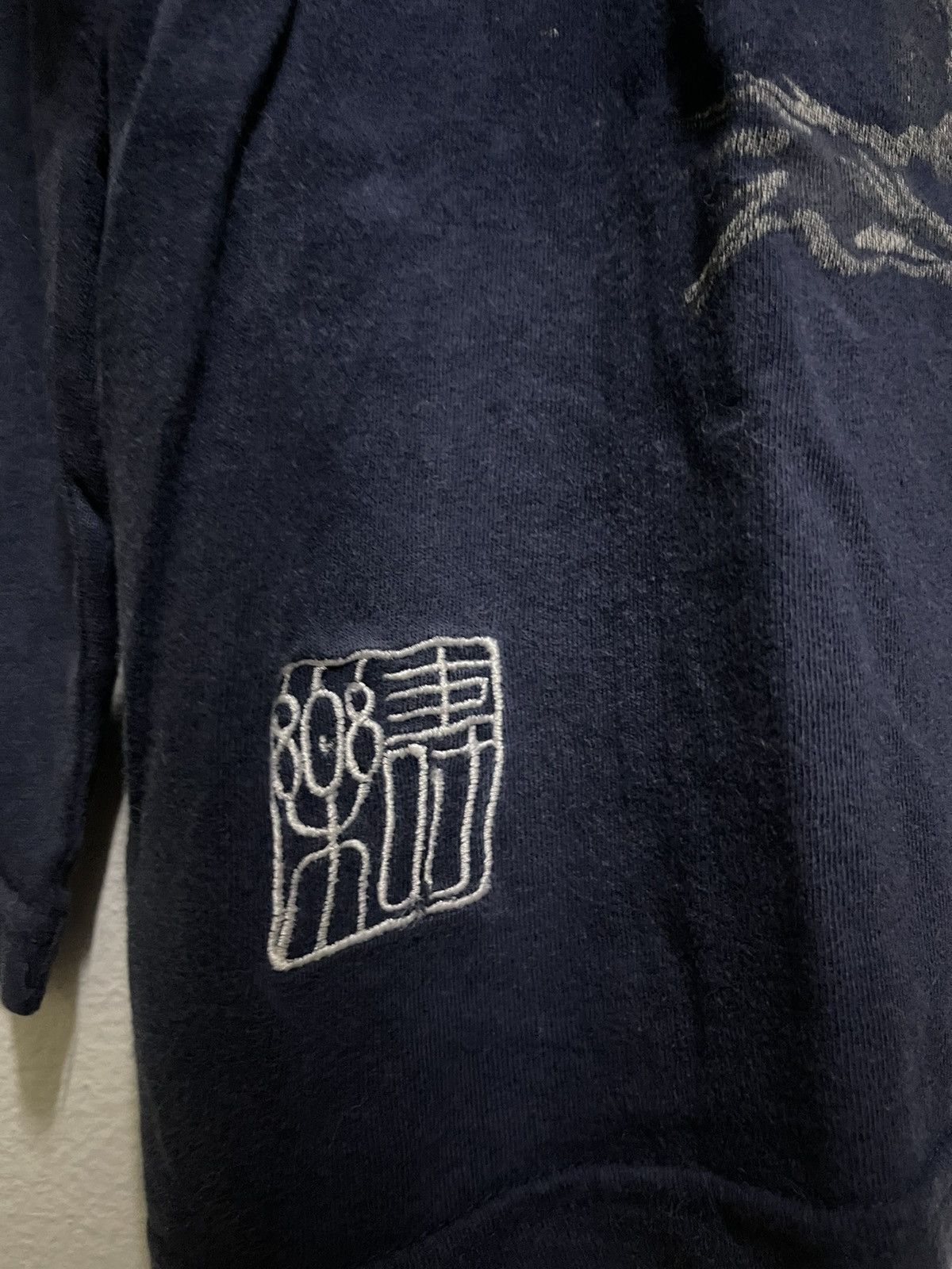 Japanese Brand Juraku Dragon Motive Long Sleeve T Shirt Size US XL / EU 56 / 4 - 4 Thumbnail