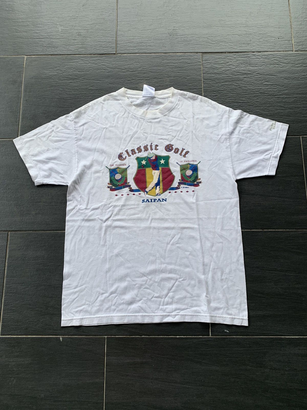 Vintage Vintage Classic Golf T- Shirt Size US L / EU 52-54 / 3 - 1 Thumbnail