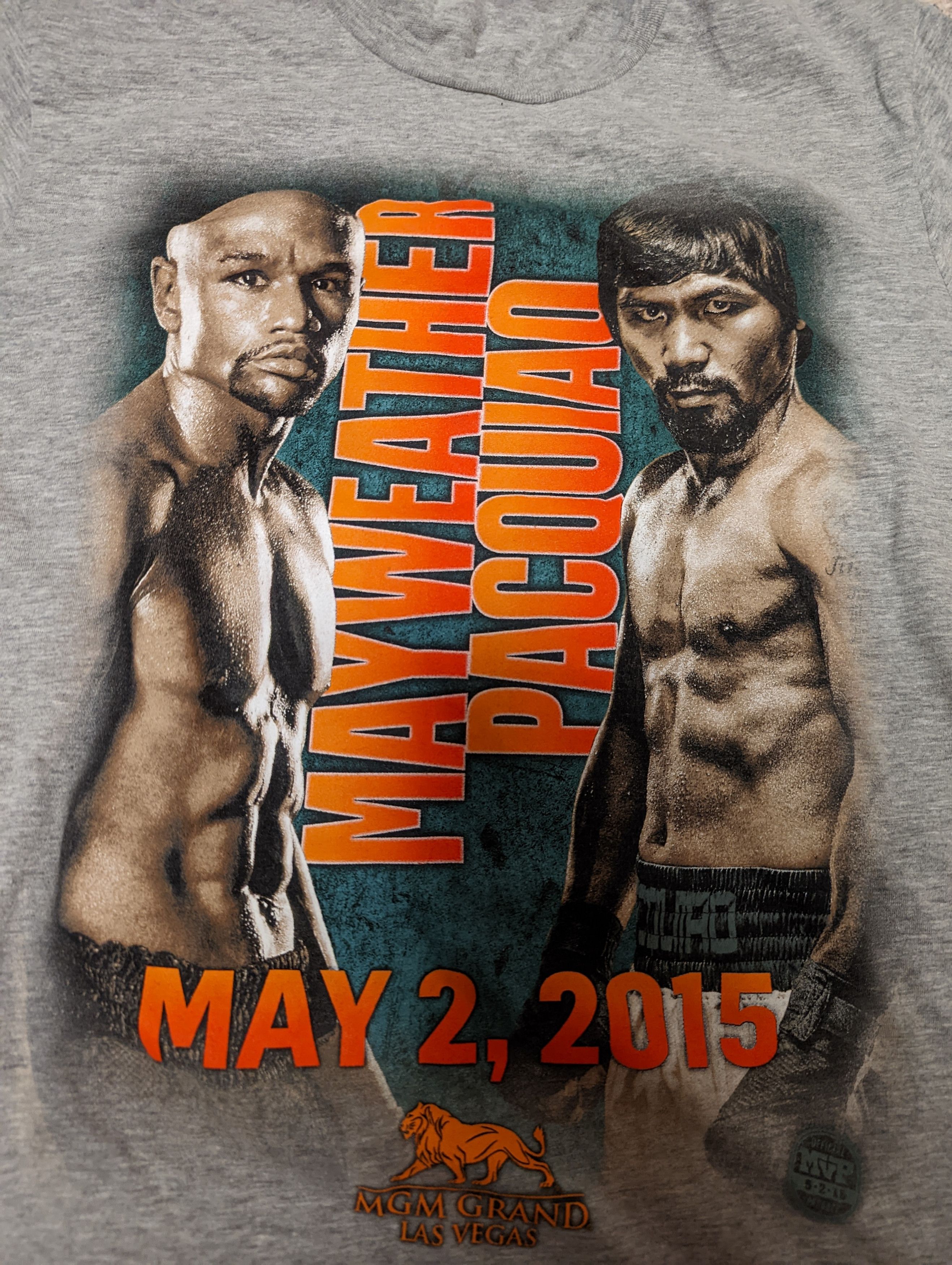 Vintage 2015 Mayweather vs Pacquiao Tee Size US M / EU 48-50 / 2 - 2 Thumbnail
