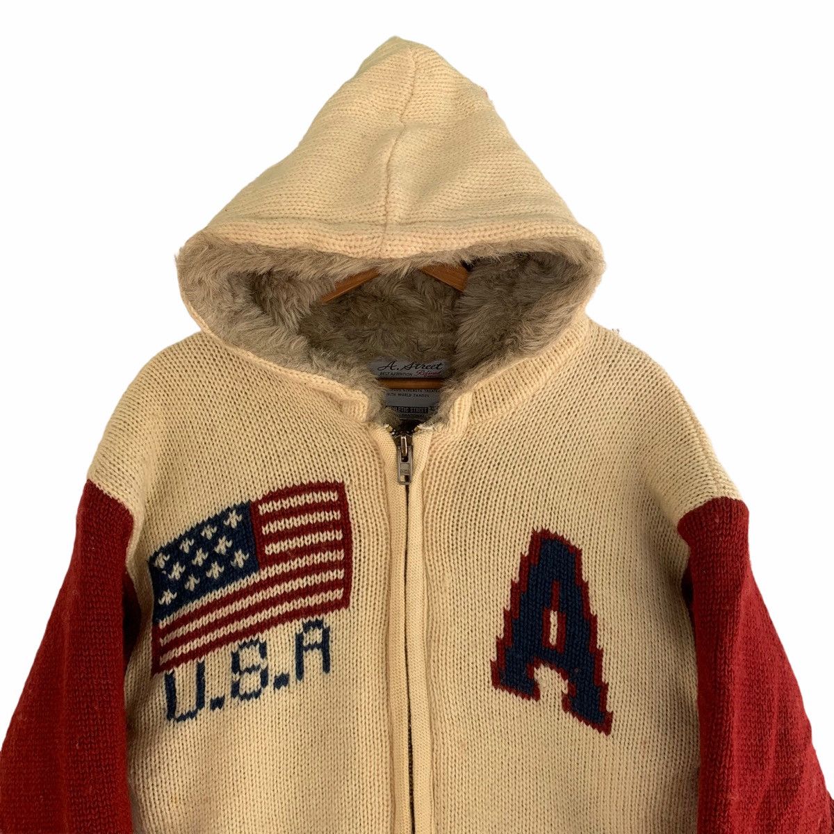 Other USA Football America Zipper Wool Hoodie Jacket Winter Size US L / EU 52-54 / 3 - 7 Thumbnail