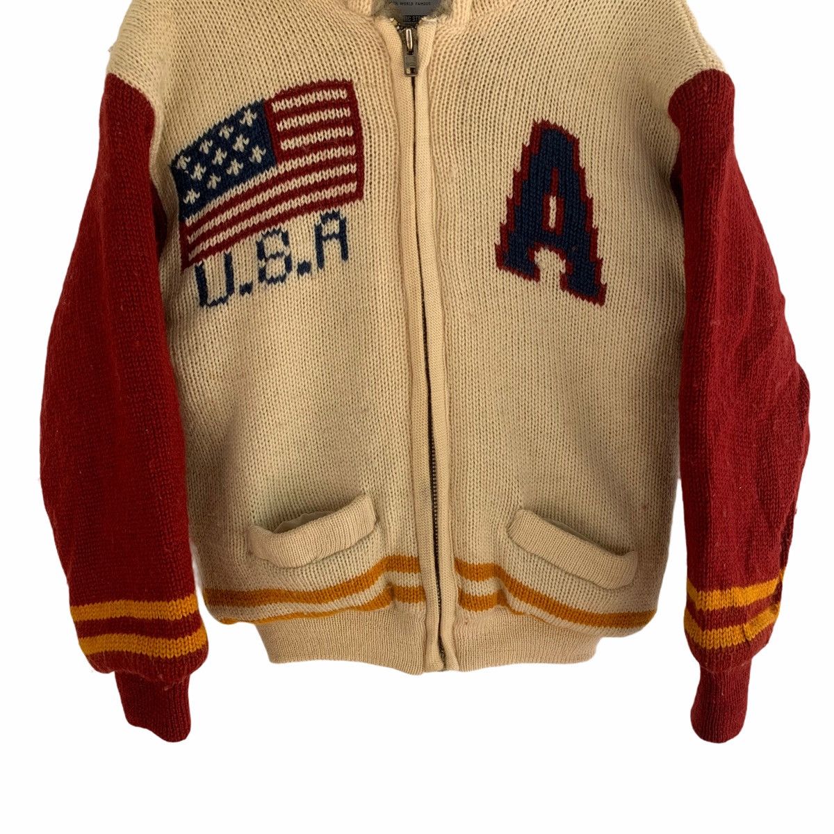 Other USA Football America Zipper Wool Hoodie Jacket Winter Size US L / EU 52-54 / 3 - 8 Thumbnail