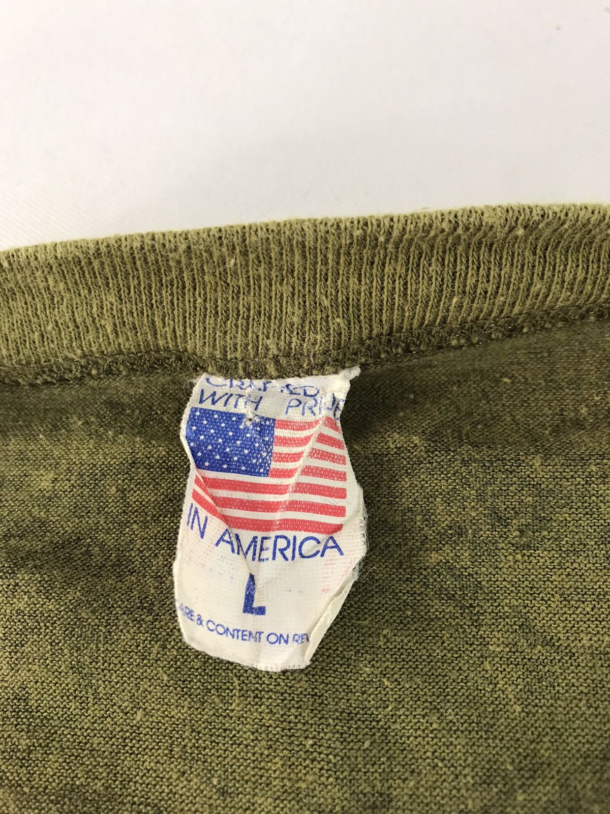 Other 90s Usa Tiger Camouflage Army Plain Tee T-shirt Printed Size US L / EU 52-54 / 3 - 4 Thumbnail