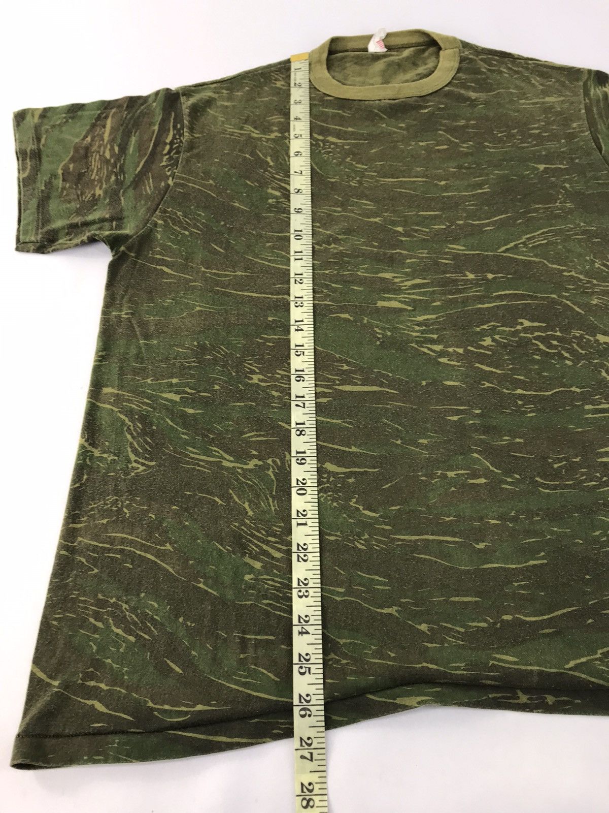 Other 90s Usa Tiger Camouflage Army Plain Tee T-shirt Printed Size US L / EU 52-54 / 3 - 7 Thumbnail