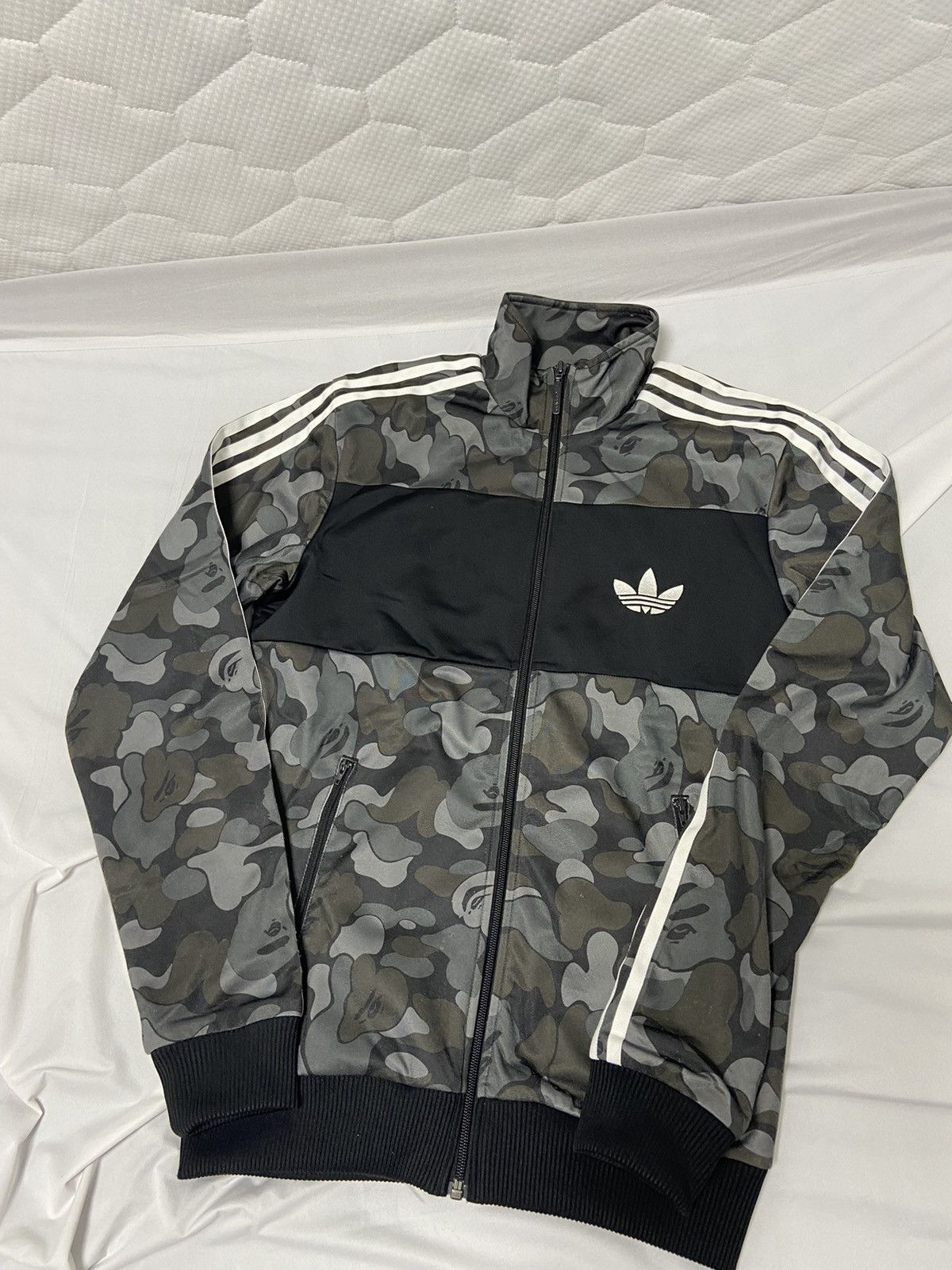 Bape x adidas firebird on sale jacket