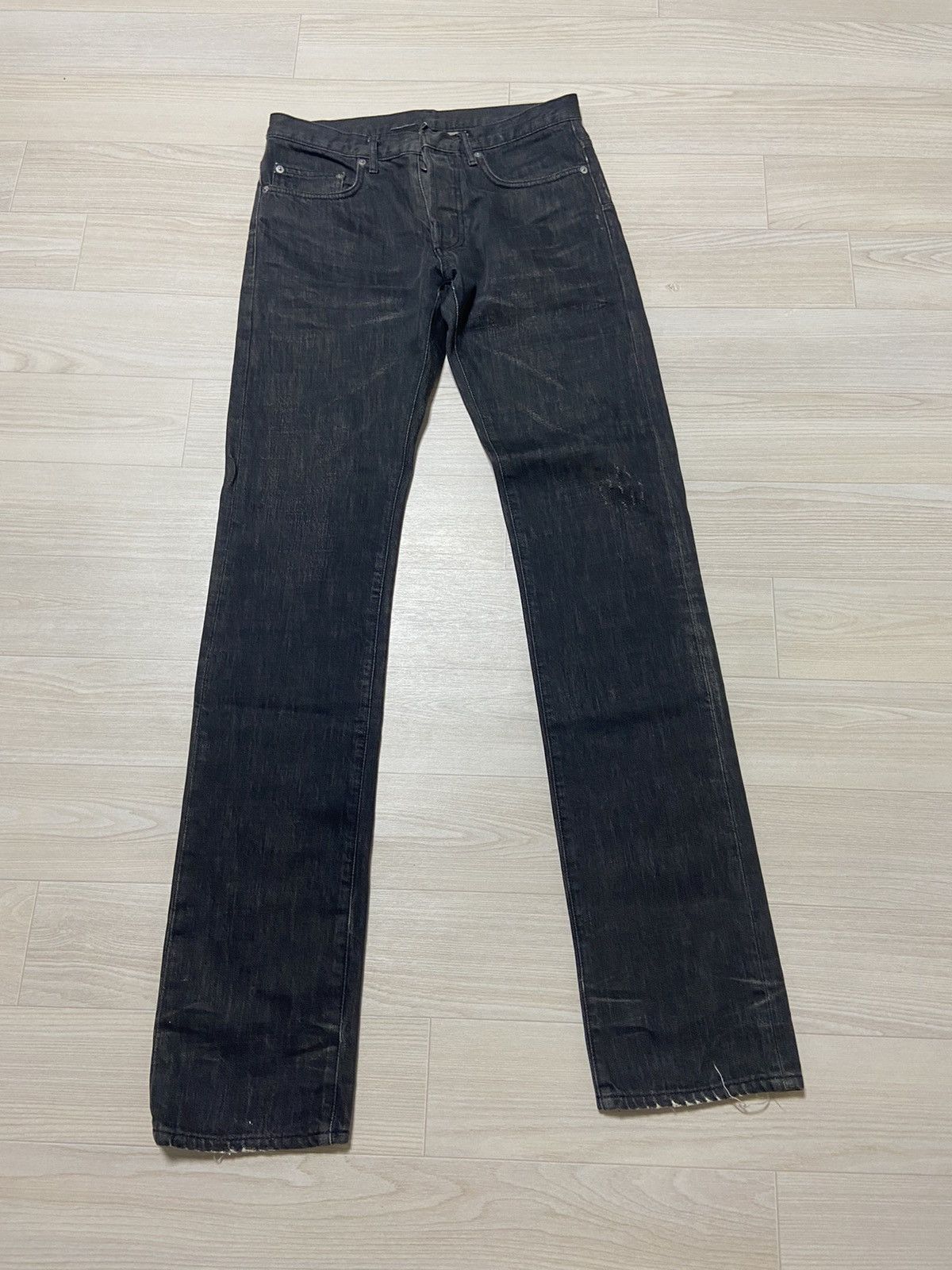 image of 28 Dior Homme 00’S Clawmark Black Jeans Denim Pants, Men's