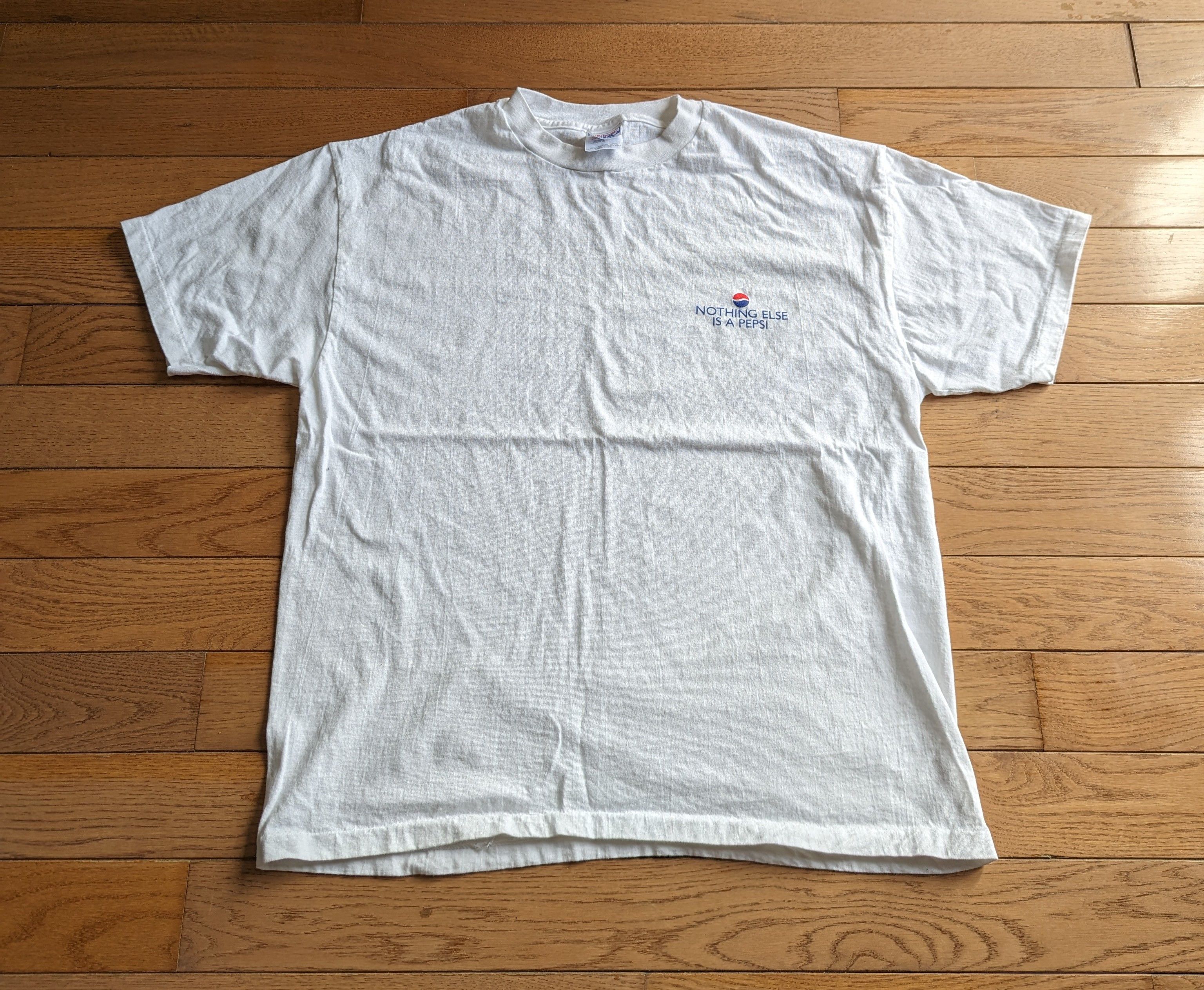 Pepsi Vintage Pepsi Single Stitch Tee Size US XL / EU 56 / 4 - 1 Thumbnail