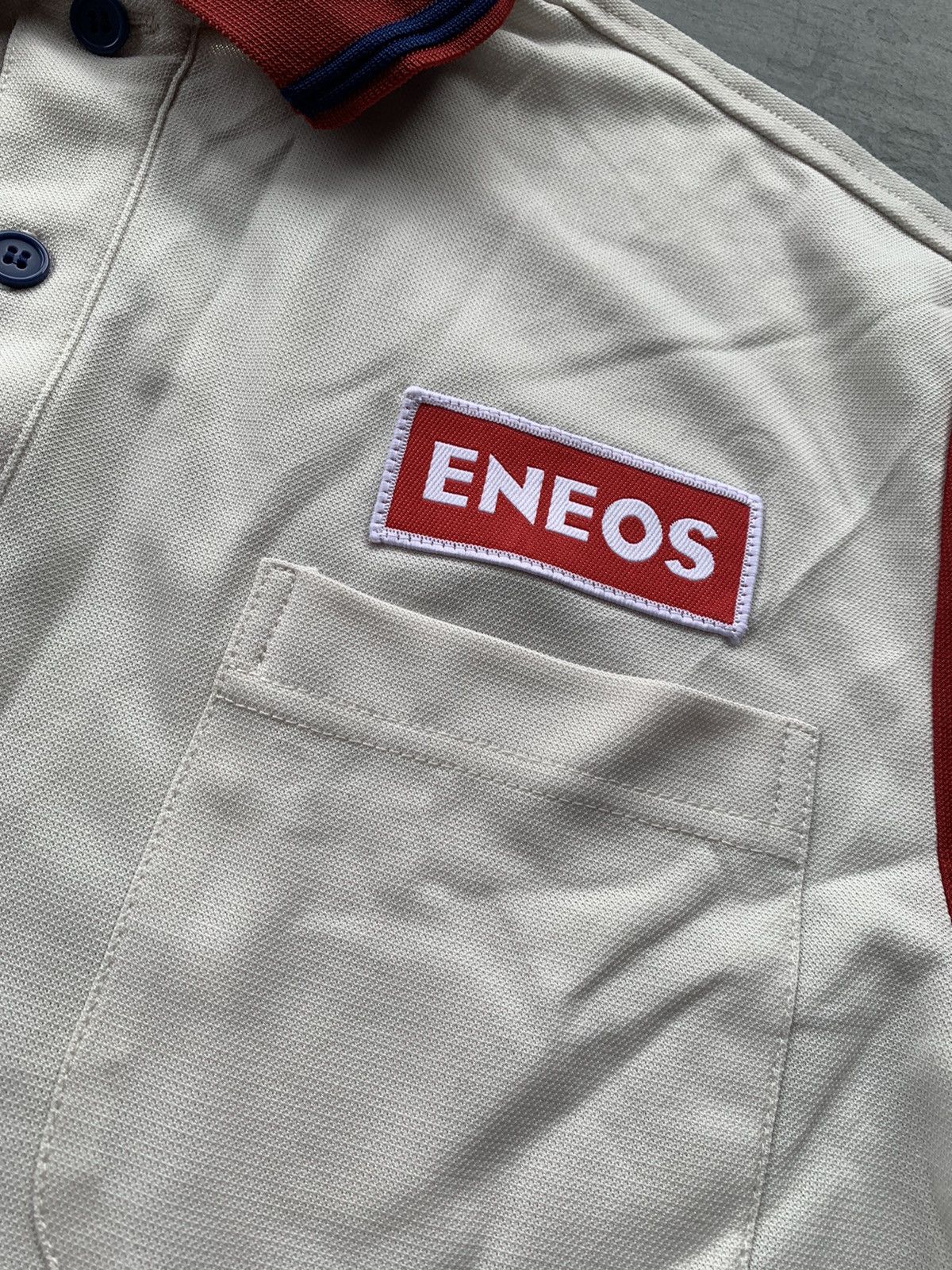 Japanese Brand × Vintage Vintage Eneos Work Polo T- Shirt Size US S / EU 44-46 / 1 - 3 Thumbnail