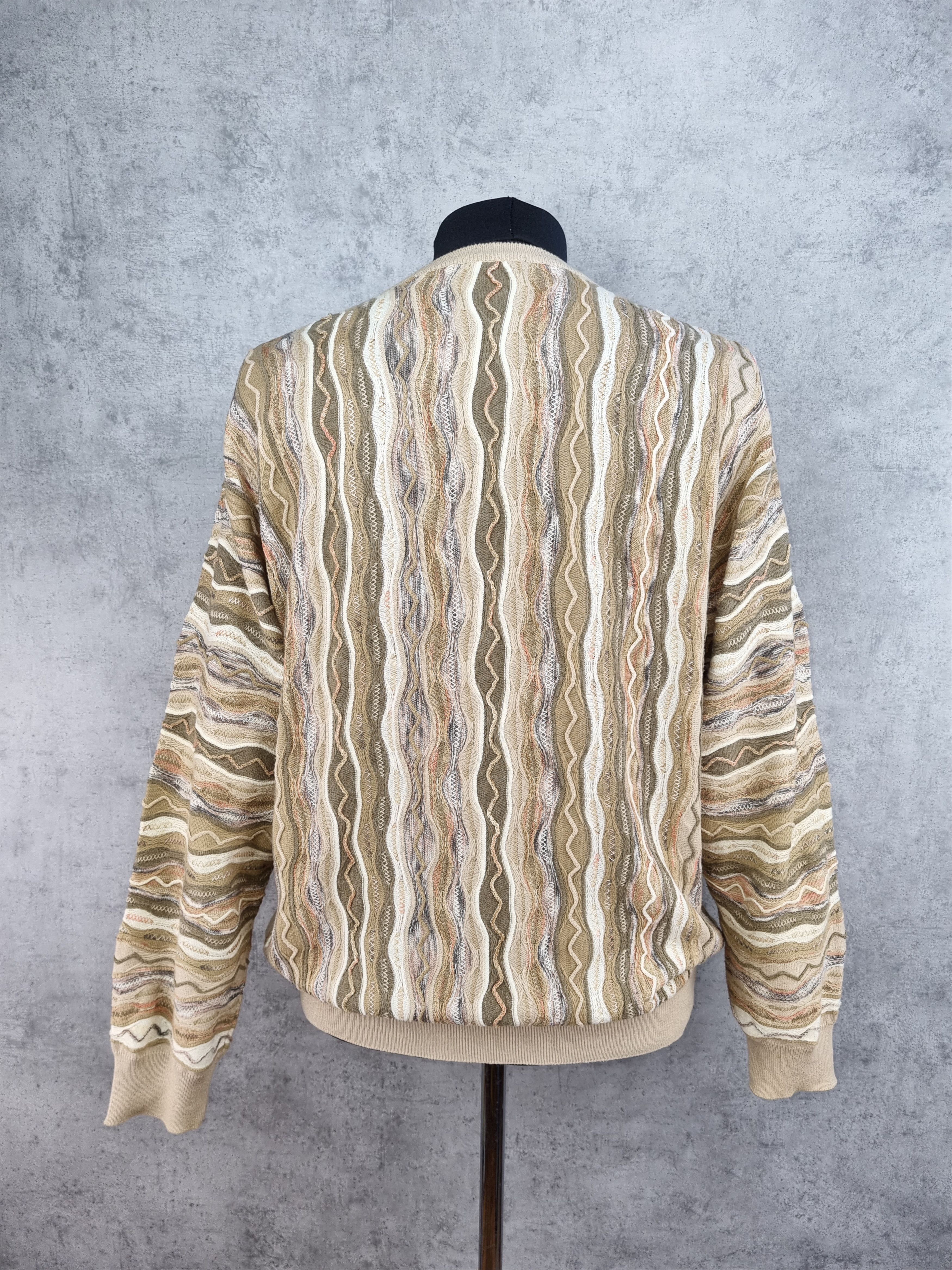 Vintage 80s Montechiaro COOGI Style Italian Sweater Tundra Style Size US L / EU 52-54 / 3 - 7 Thumbnail