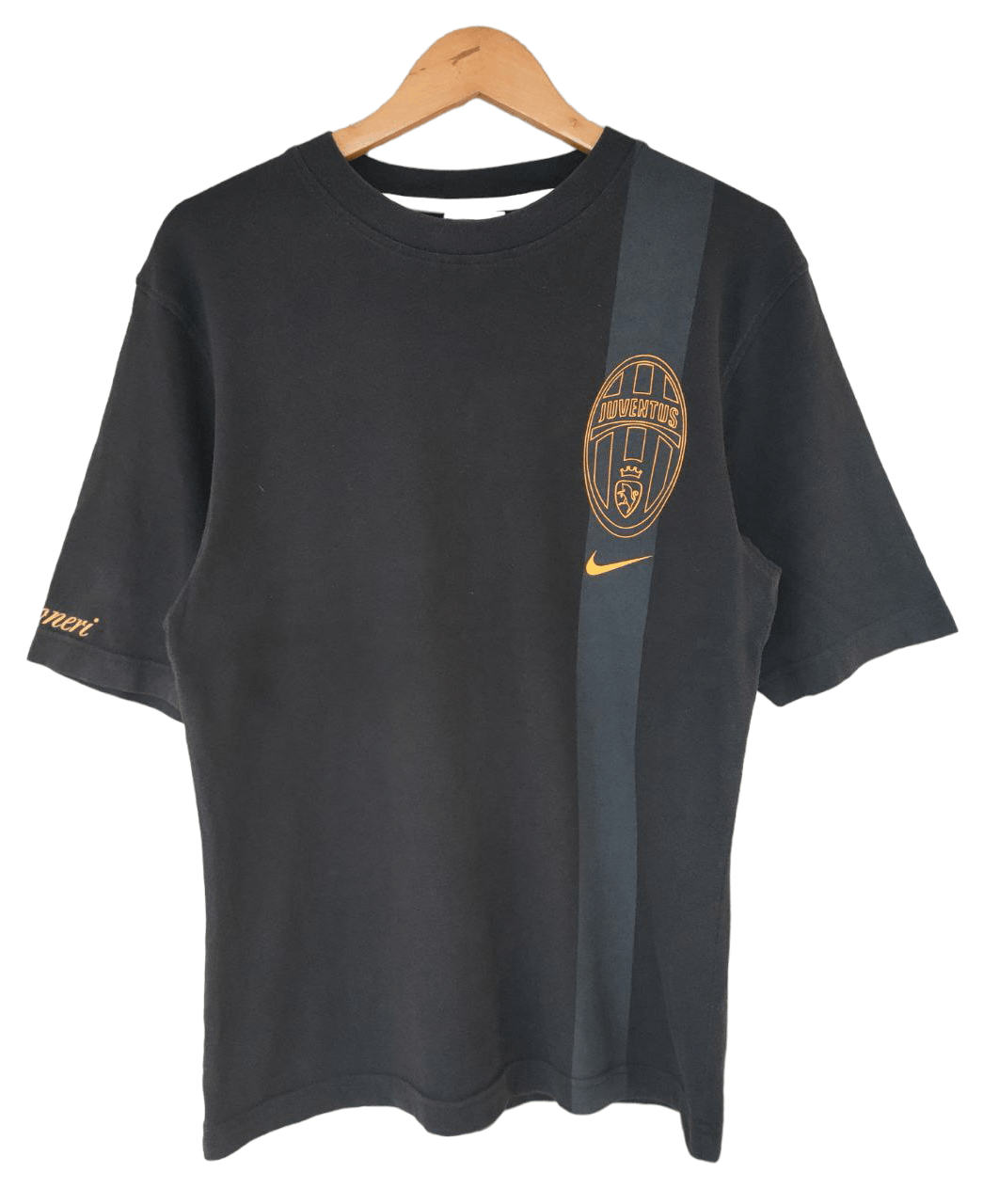 image of Vintage Juventus Football Club Nike T in Faded Black, Men's (Size Small)