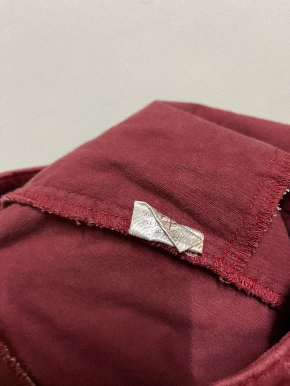 Japanese Brand Mary Quant Red Pants Velvet Size 26" / US 2 / IT 38 - 14 Thumbnail
