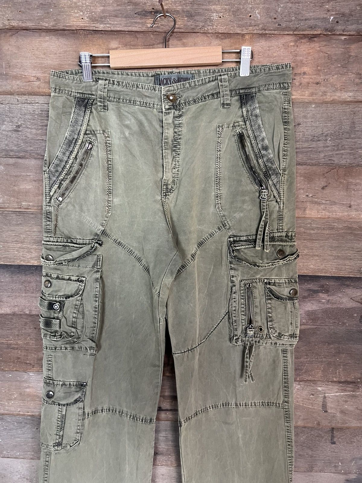 Other CARGO PANTS JACKY & HOWIE MULITPOCKET DESIGNER STREETWEAR Size US 34 / EU 50 - 3 Thumbnail