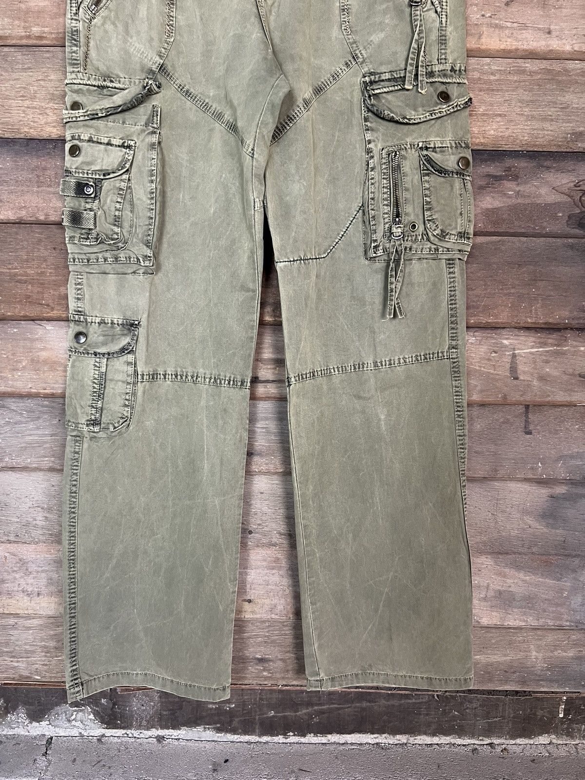 Other CARGO PANTS JACKY & HOWIE MULITPOCKET DESIGNER STREETWEAR Size US 34 / EU 50 - 4 Thumbnail