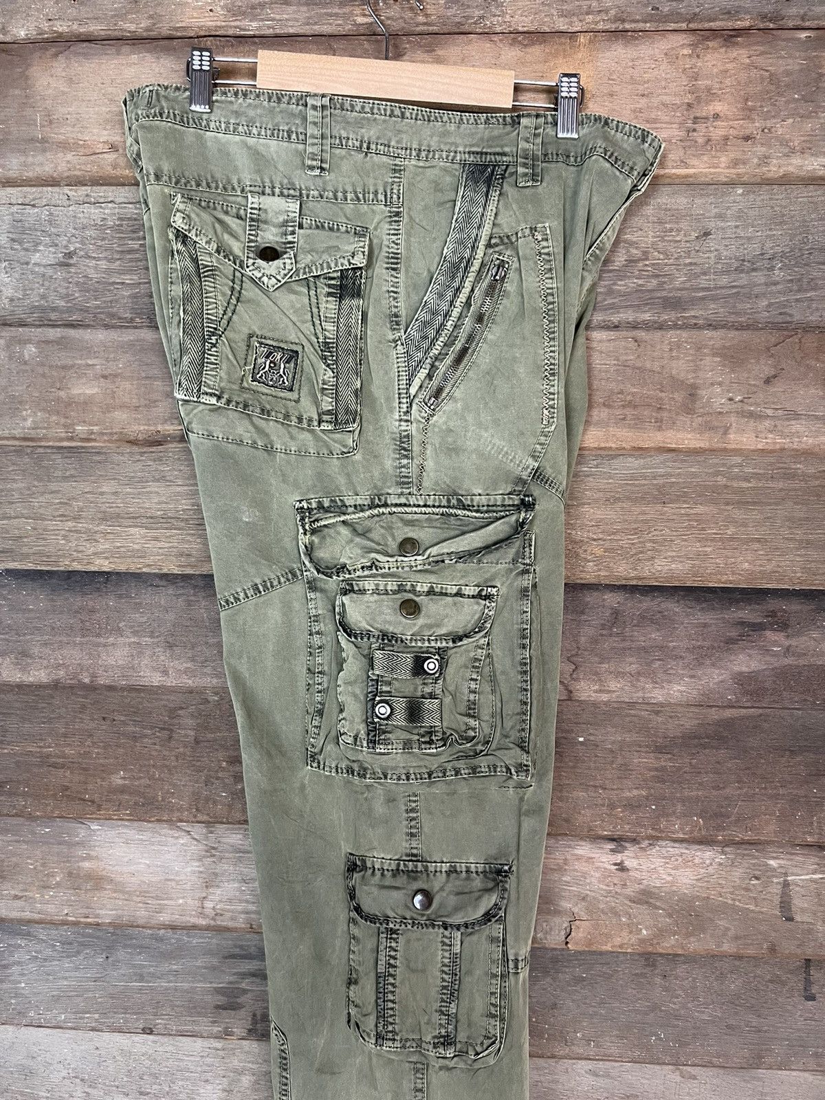 Other CARGO PANTS JACKY & HOWIE MULITPOCKET DESIGNER STREETWEAR Size US 34 / EU 50 - 15 Thumbnail