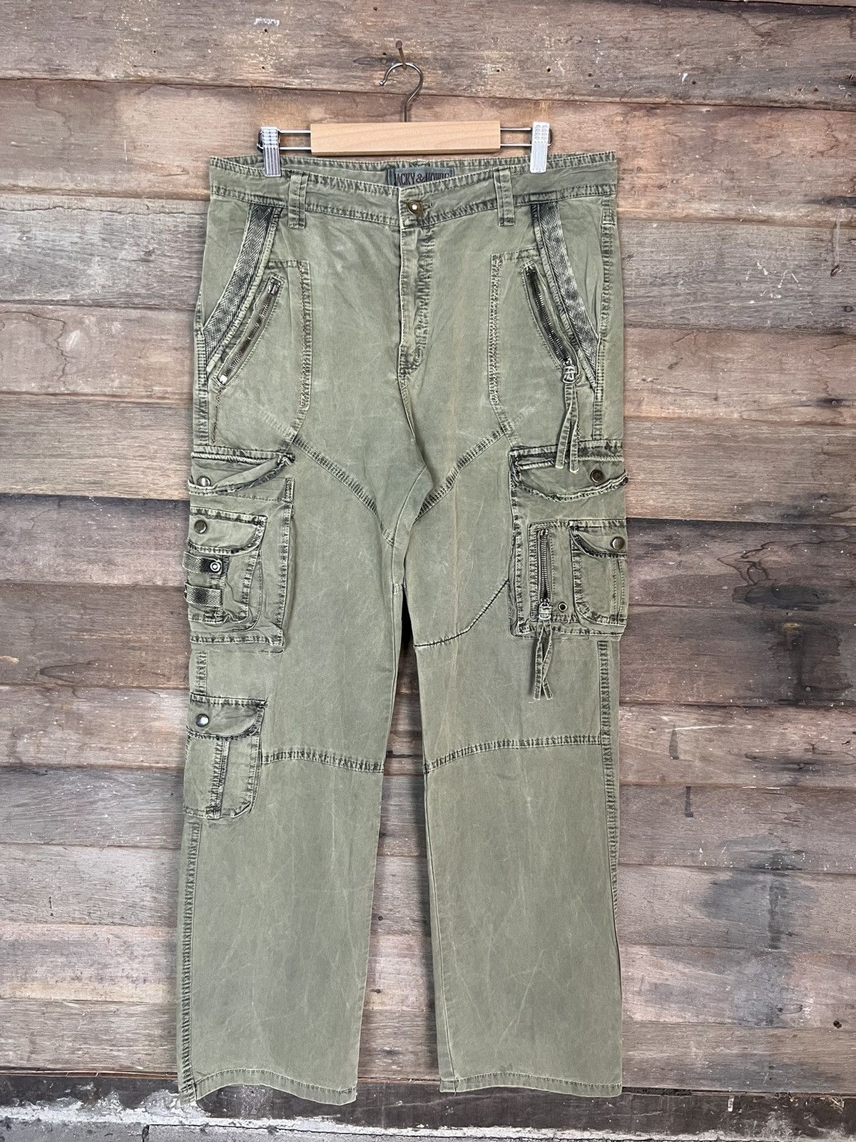 Other CARGO PANTS JACKY & HOWIE MULITPOCKET DESIGNER STREETWEAR Size US 34 / EU 50 - 1 Thumbnail