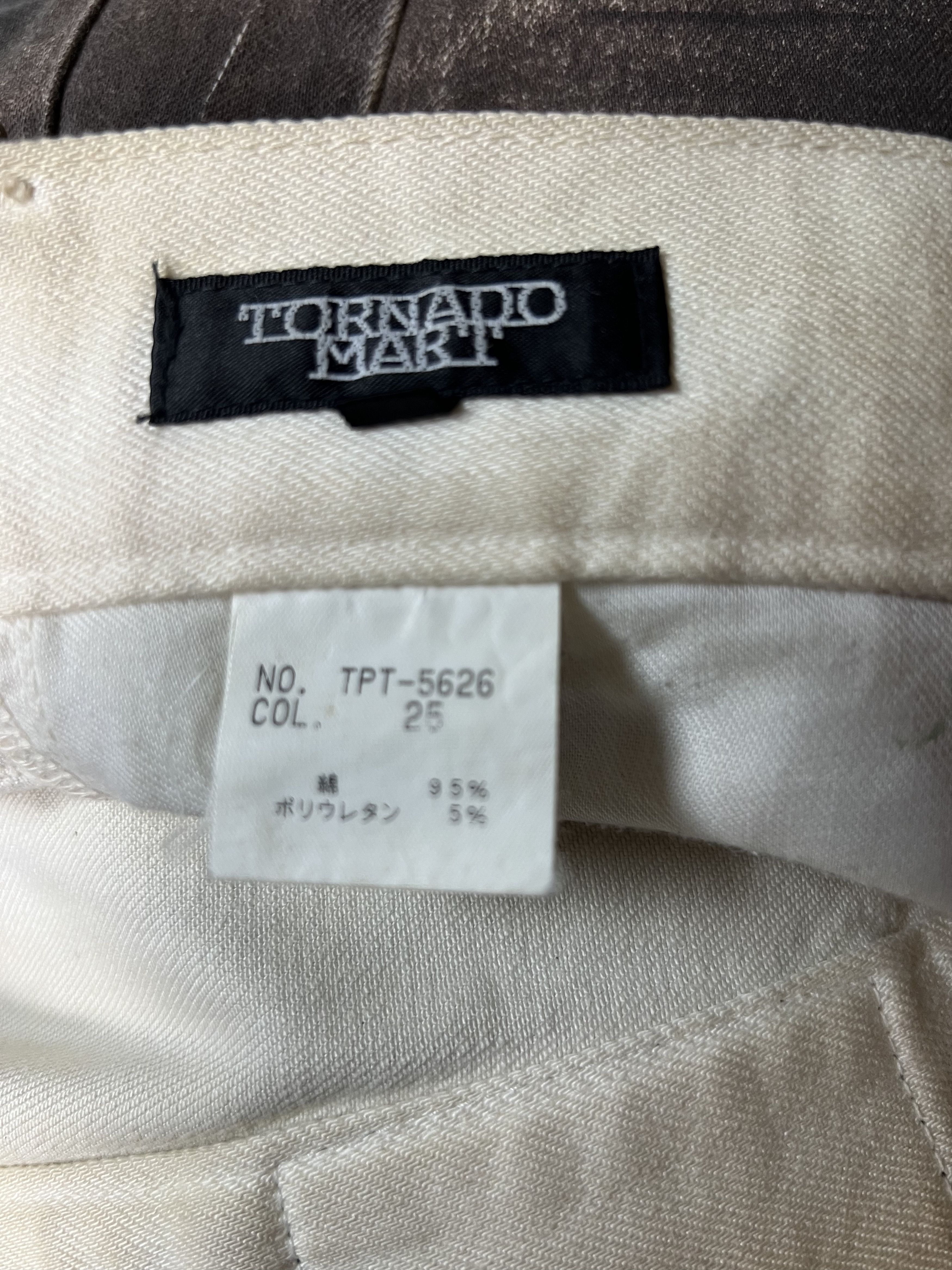 Other Tornado Mart Leopard Flared Denim Jeans Psychedelic Size 30" / US 8 / IT 44 - 19 Thumbnail