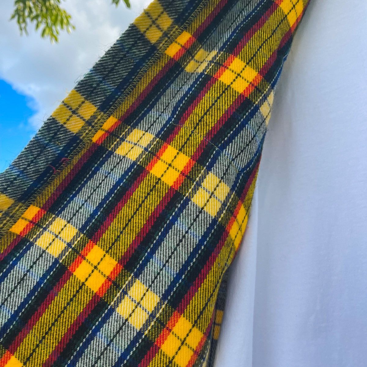 Flannel × Vintage Vintage 1970s Yellow Flannel Shirt Streetwear Size US M / EU 48-50 / 2 - 4 Thumbnail