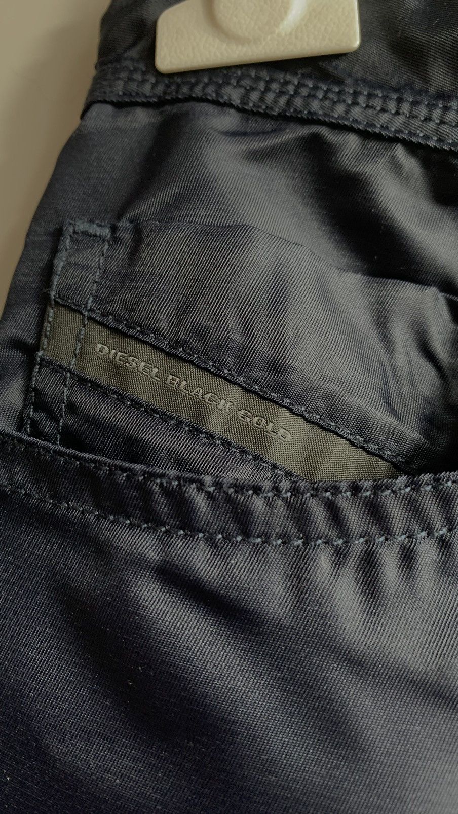 Diesel Black Gold New Diesel Black Gold Wide Leg Nylon Pants size 29 Size US 29 - 4 Thumbnail