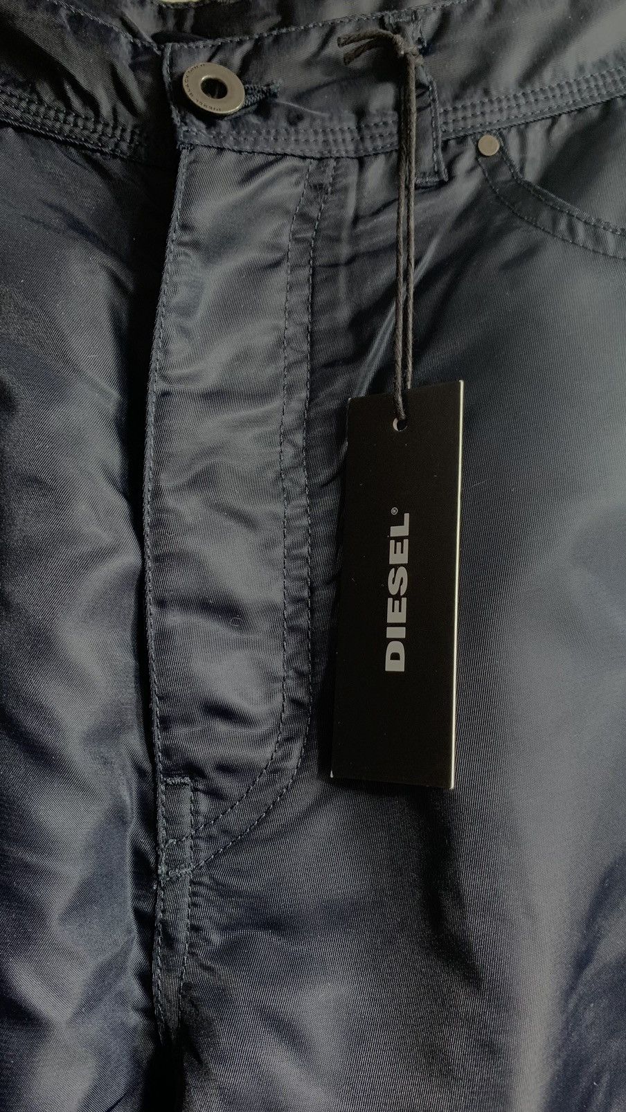 Diesel Black Gold New Diesel Black Gold Wide Leg Nylon Pants size 29 Size US 29 - 2 Thumbnail