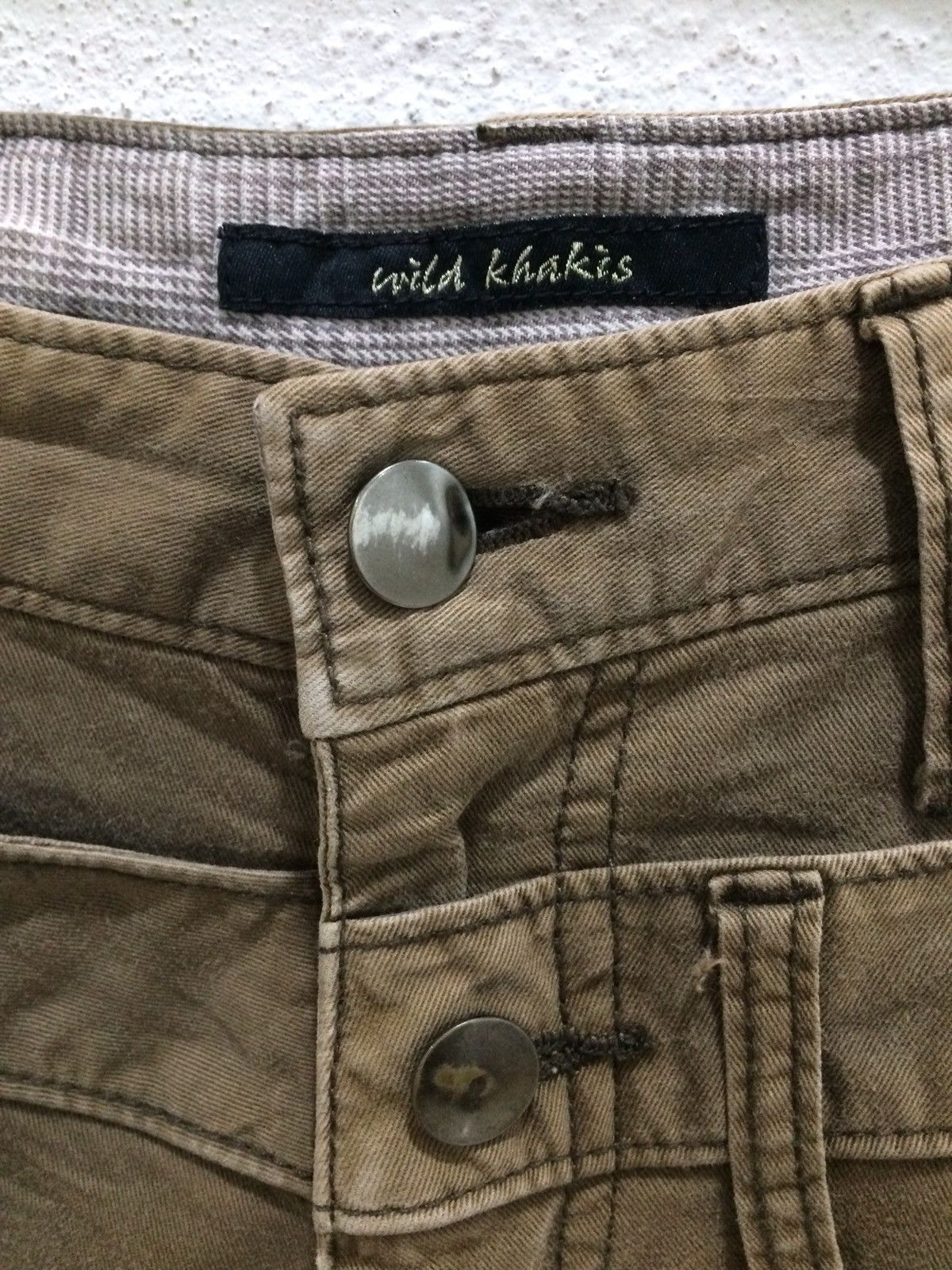 Japanese Brand Japanese Brand Wild Khakis Double Waist Multi Zipper Pant Size US 31 - 6 Thumbnail