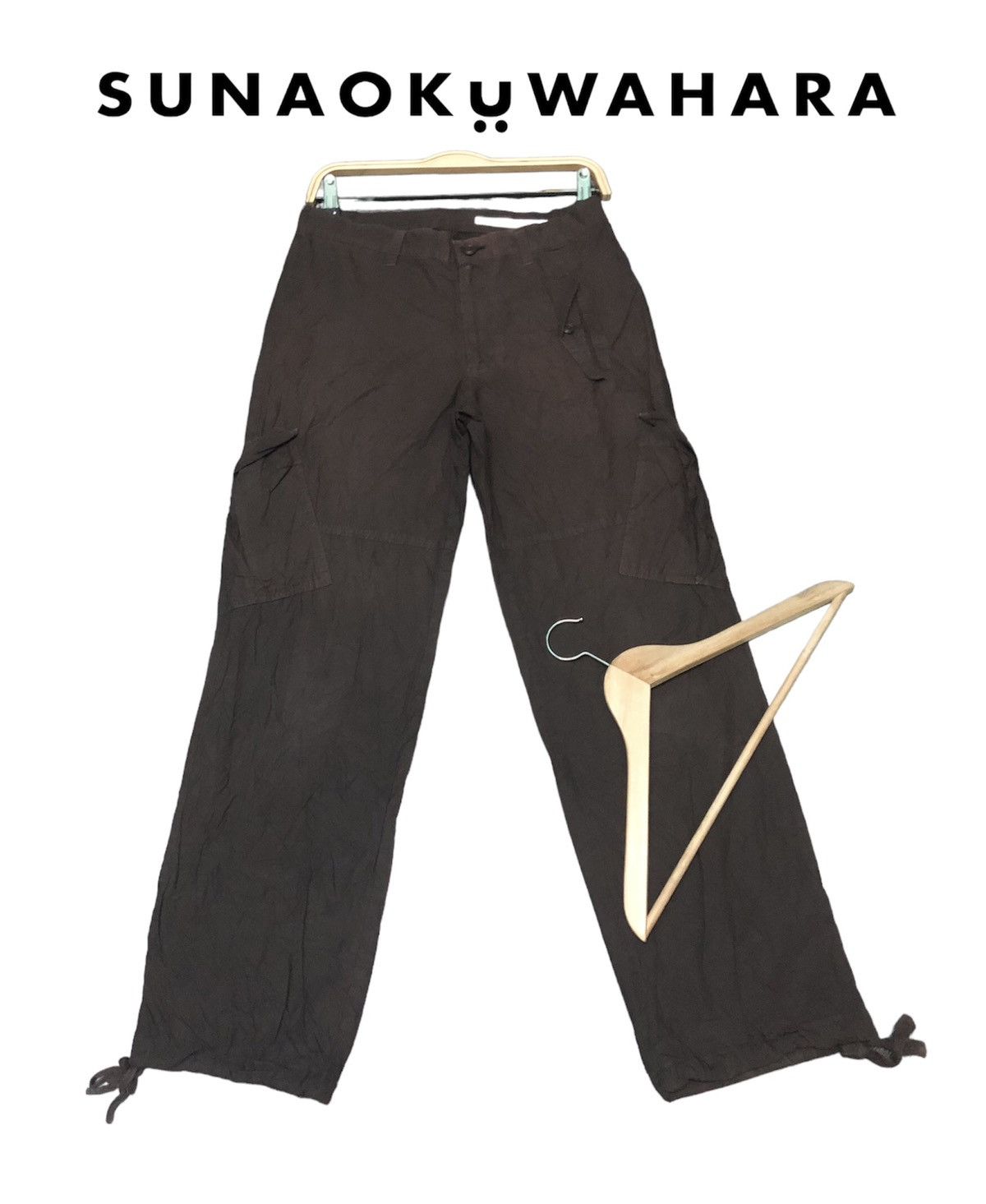 Issey Miyake VINTAGE SUNAOKUWAHARA ISSEY MIYAKE SOFT CARGO MULTI POCKET Size US 30 / EU 46 - 1 Thumbnail