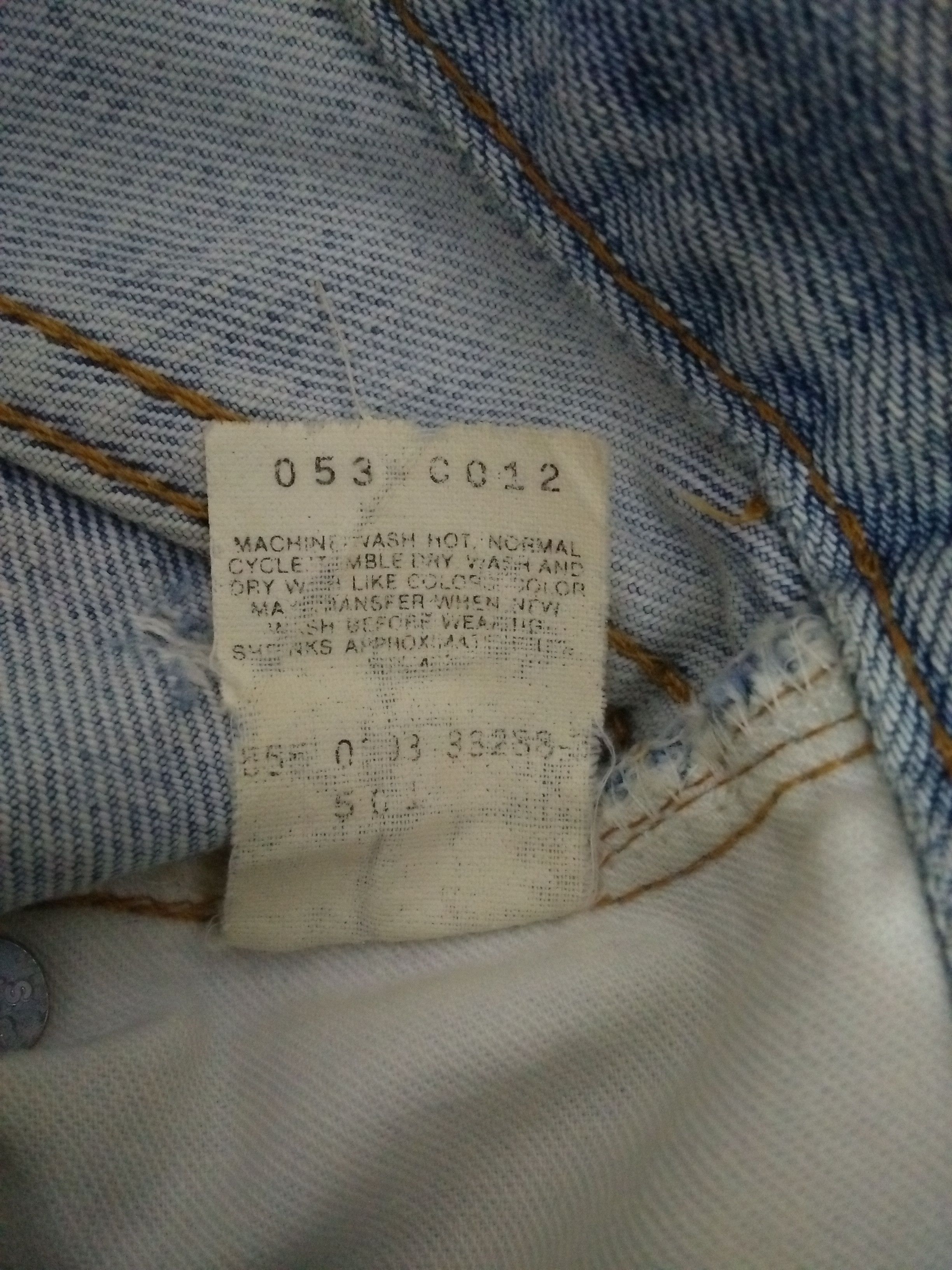 Levi's 90s LEVIS 501 DENIM BIG E SELVEDGE USA 555 (B212) Size US 30 / EU 46 - 12 Thumbnail
