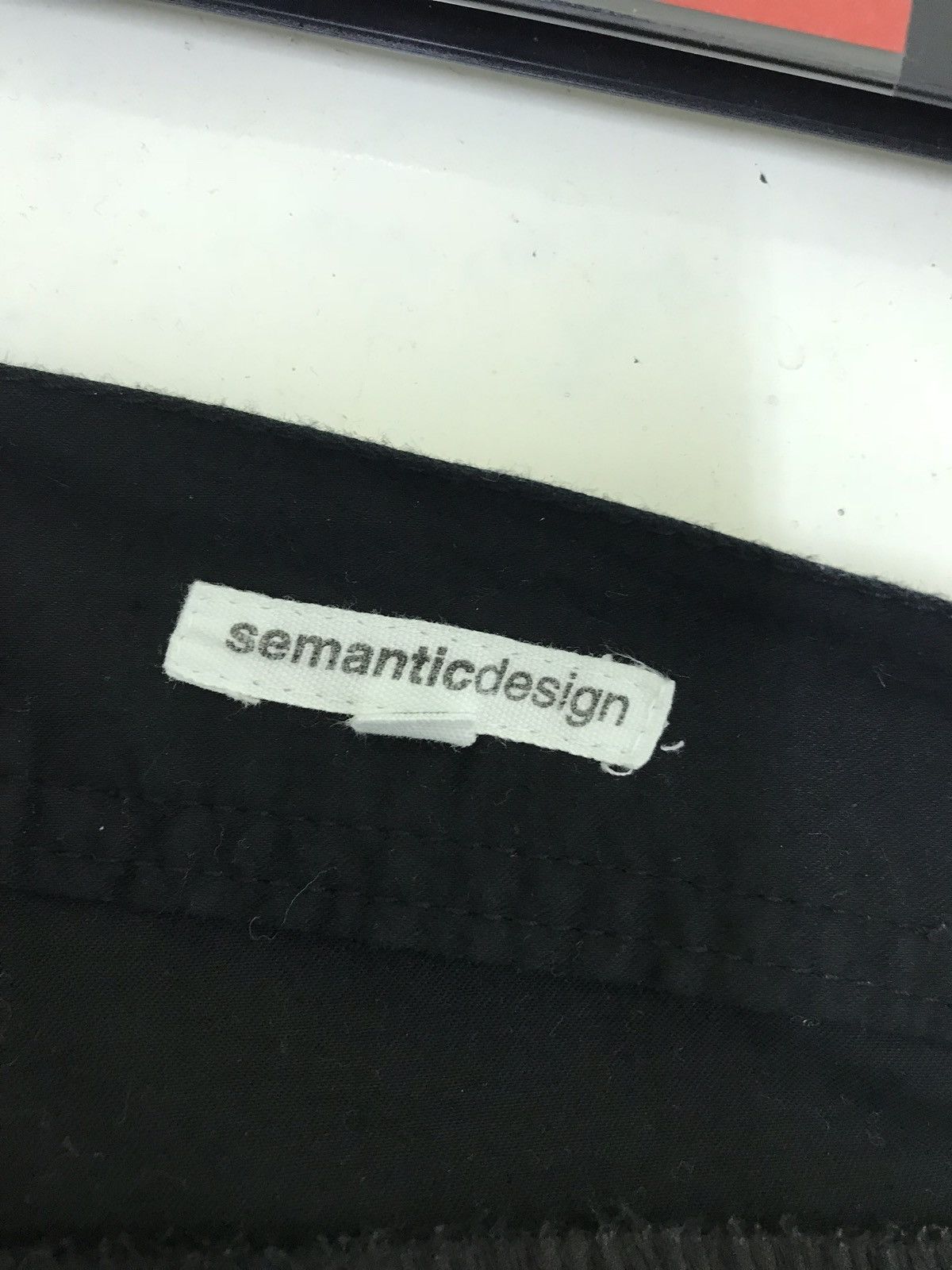 Japanese Brand Semantic Design Cargo Cropped Pant Black Slim Stretch Size US 34 / EU 50 - 8 Thumbnail
