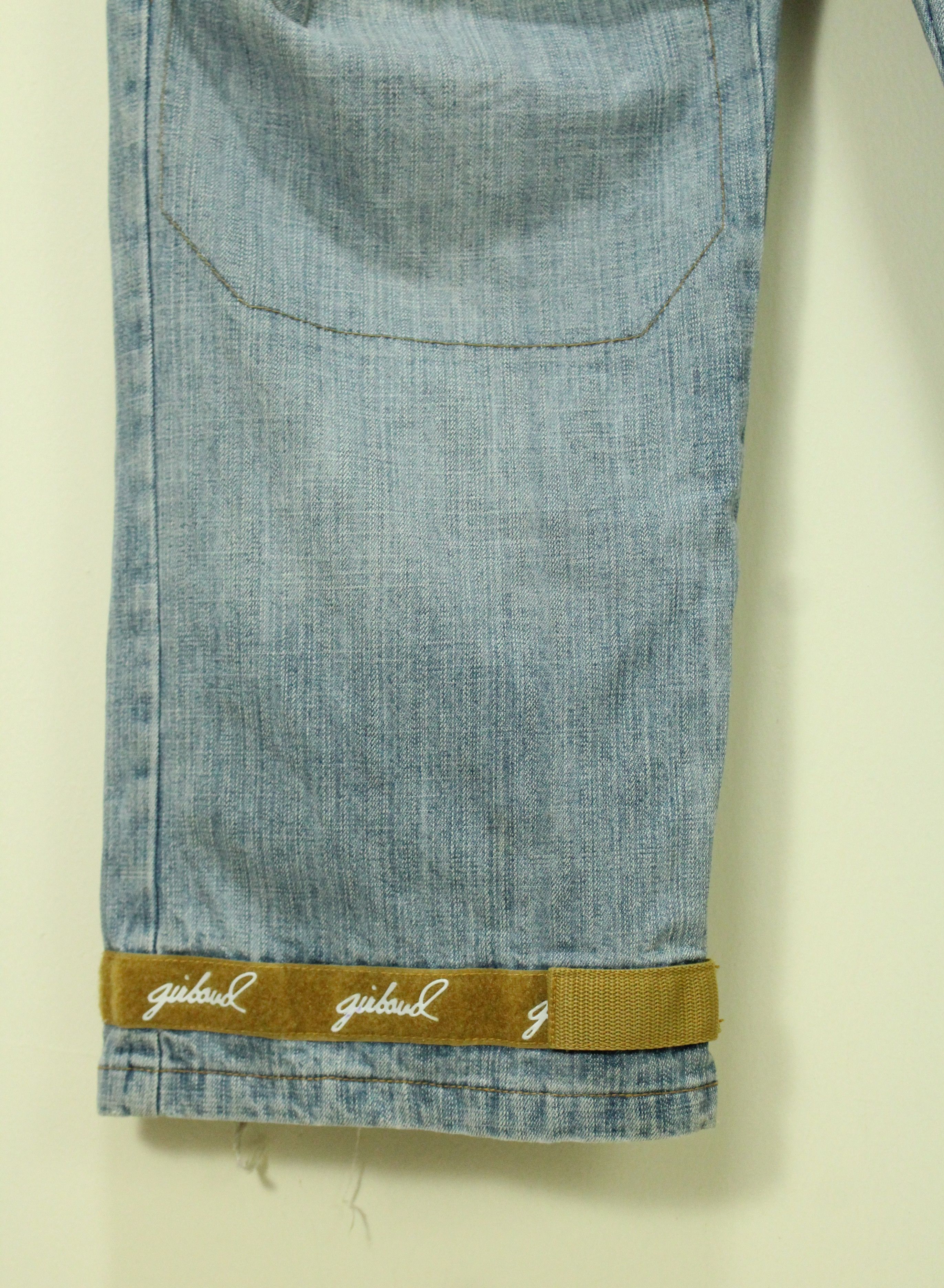 Marithe + Francois Girbaud BAGGY 🔥 Vintage Marithe Francois Girbaud Denim Strap Bondage Size US 34 / EU 50 - 6 Thumbnail