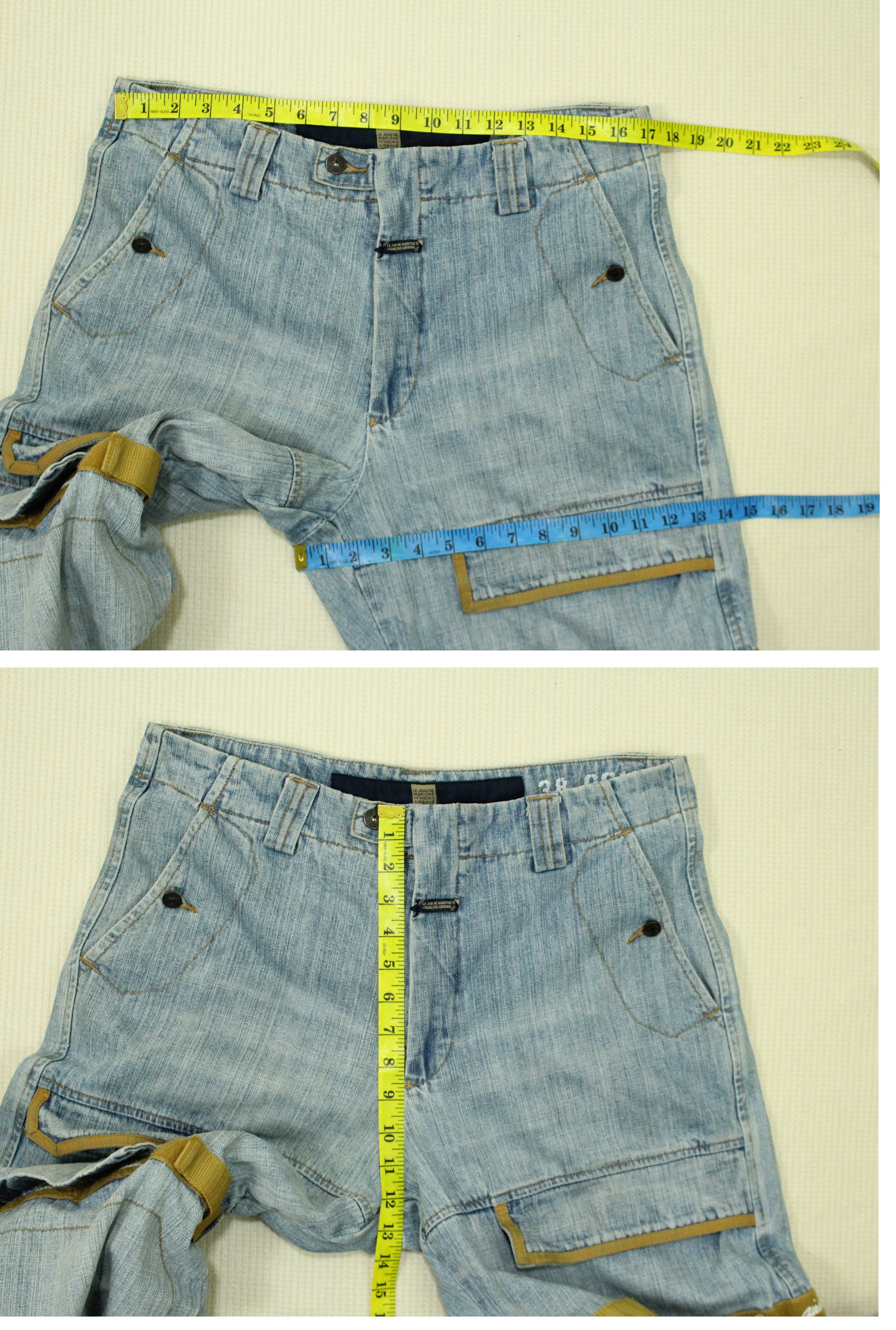 Marithe + Francois Girbaud BAGGY 🔥 Vintage Marithe Francois Girbaud Denim Strap Bondage Size US 34 / EU 50 - 16 Thumbnail