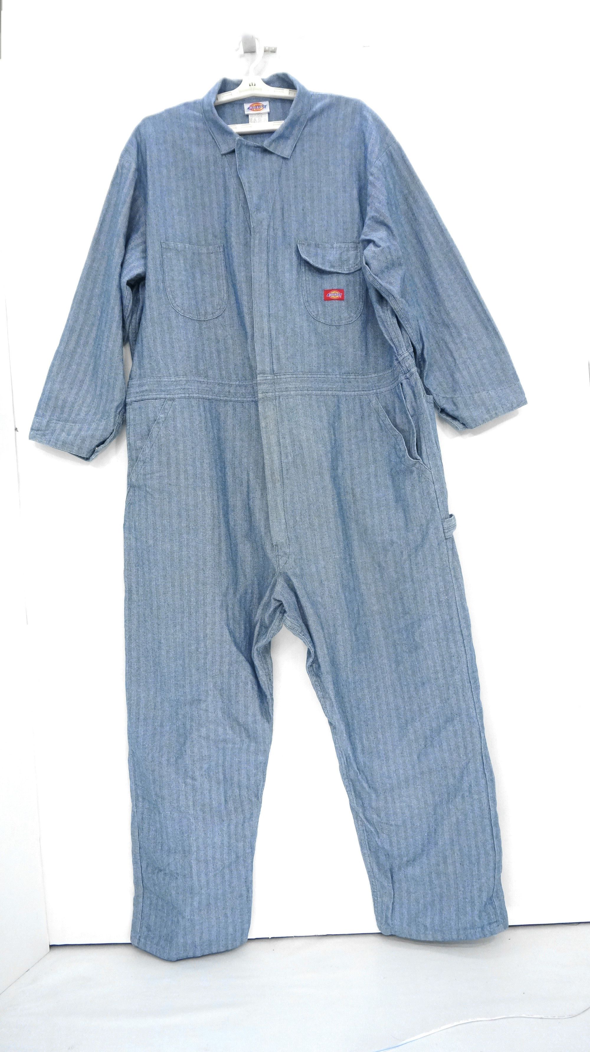 image of Dickies Herringbone Coverall 3Xl in Blue, Men's (Size 44)