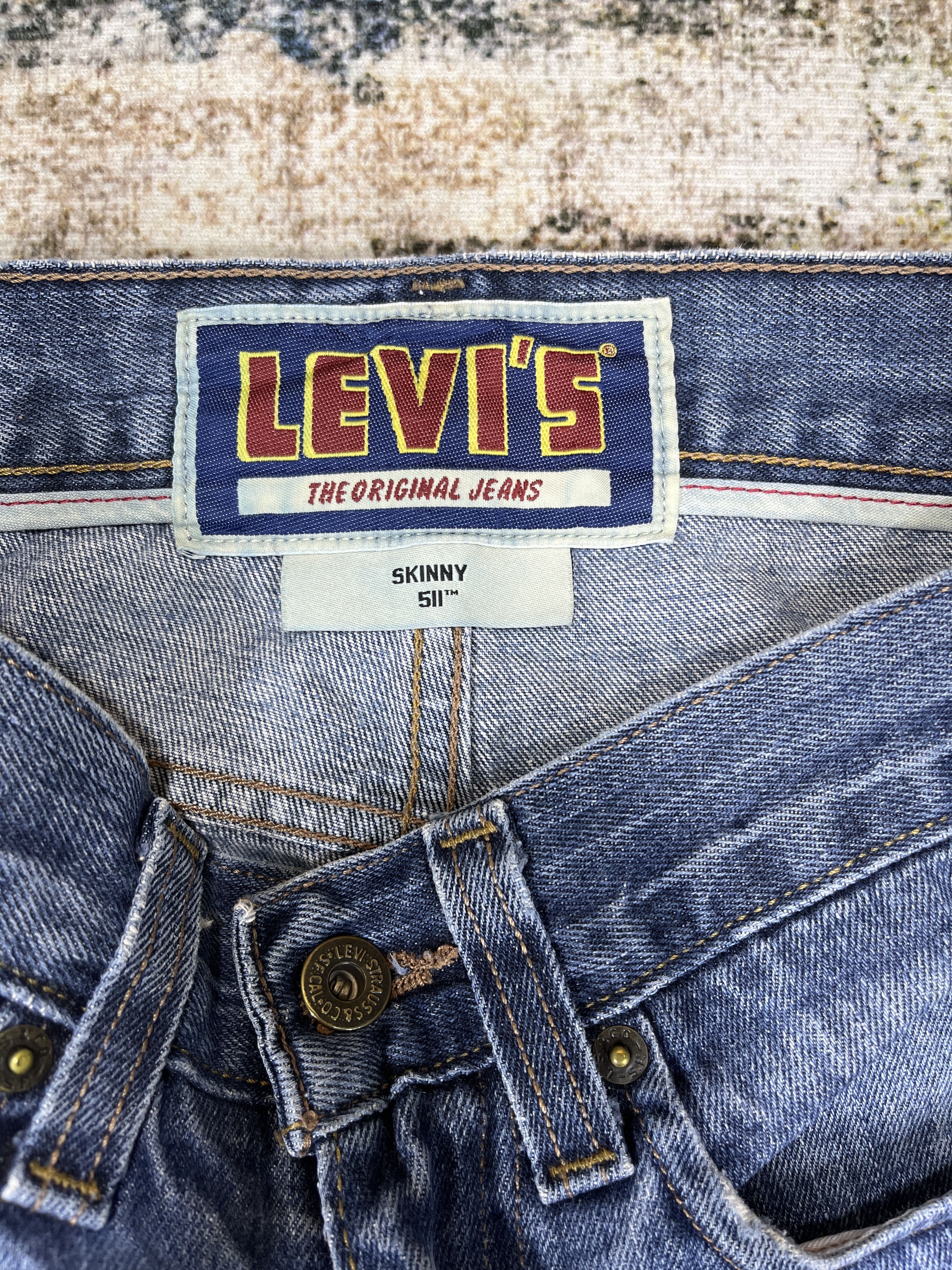 Levi's × Vintage Blue Distressed Vintage Levi's 511 Jeans 30×32 Denim - J146 Size US 30 / EU 46 - 5 Thumbnail