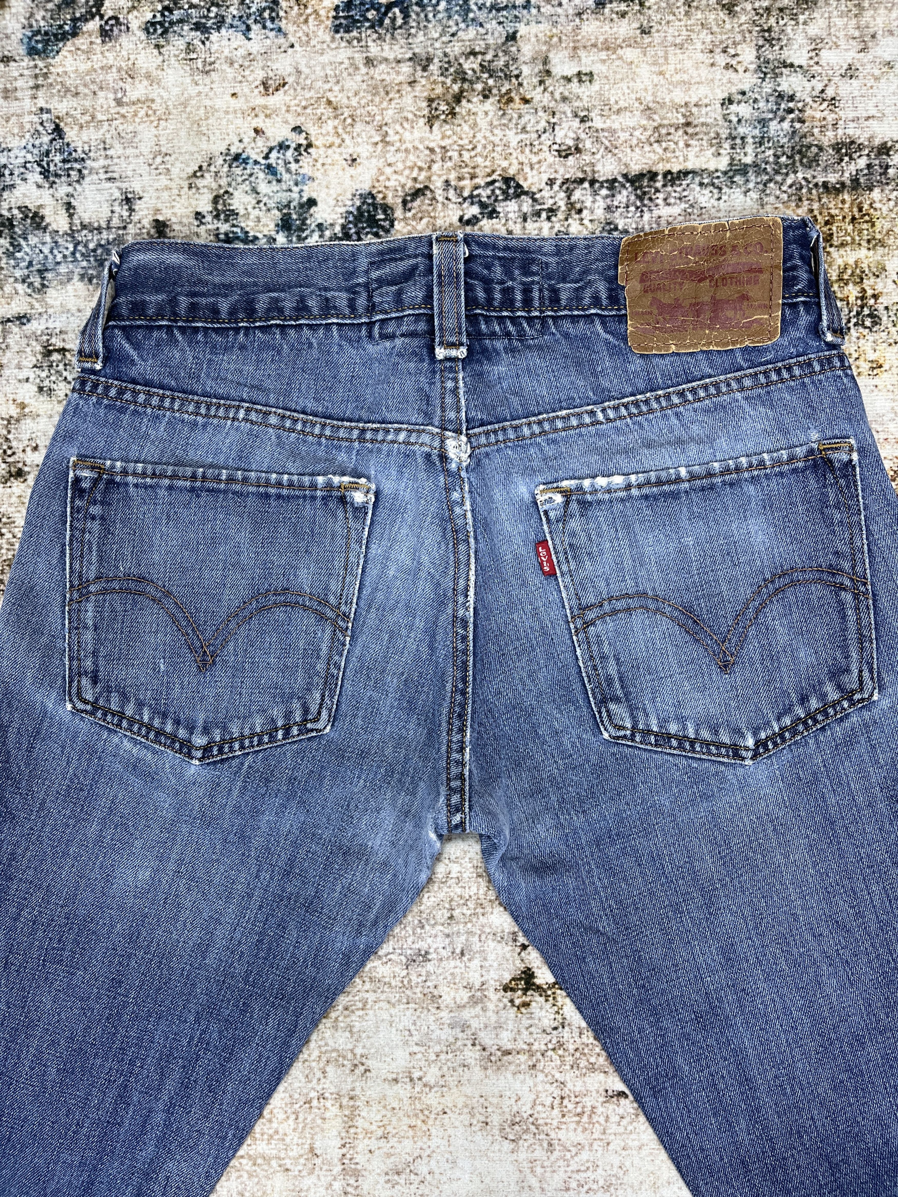 Levi's × Vintage Blue Distressed Vintage Levi's 511 Jeans 30×32 Denim - J146 Size US 30 / EU 46 - 4 Thumbnail