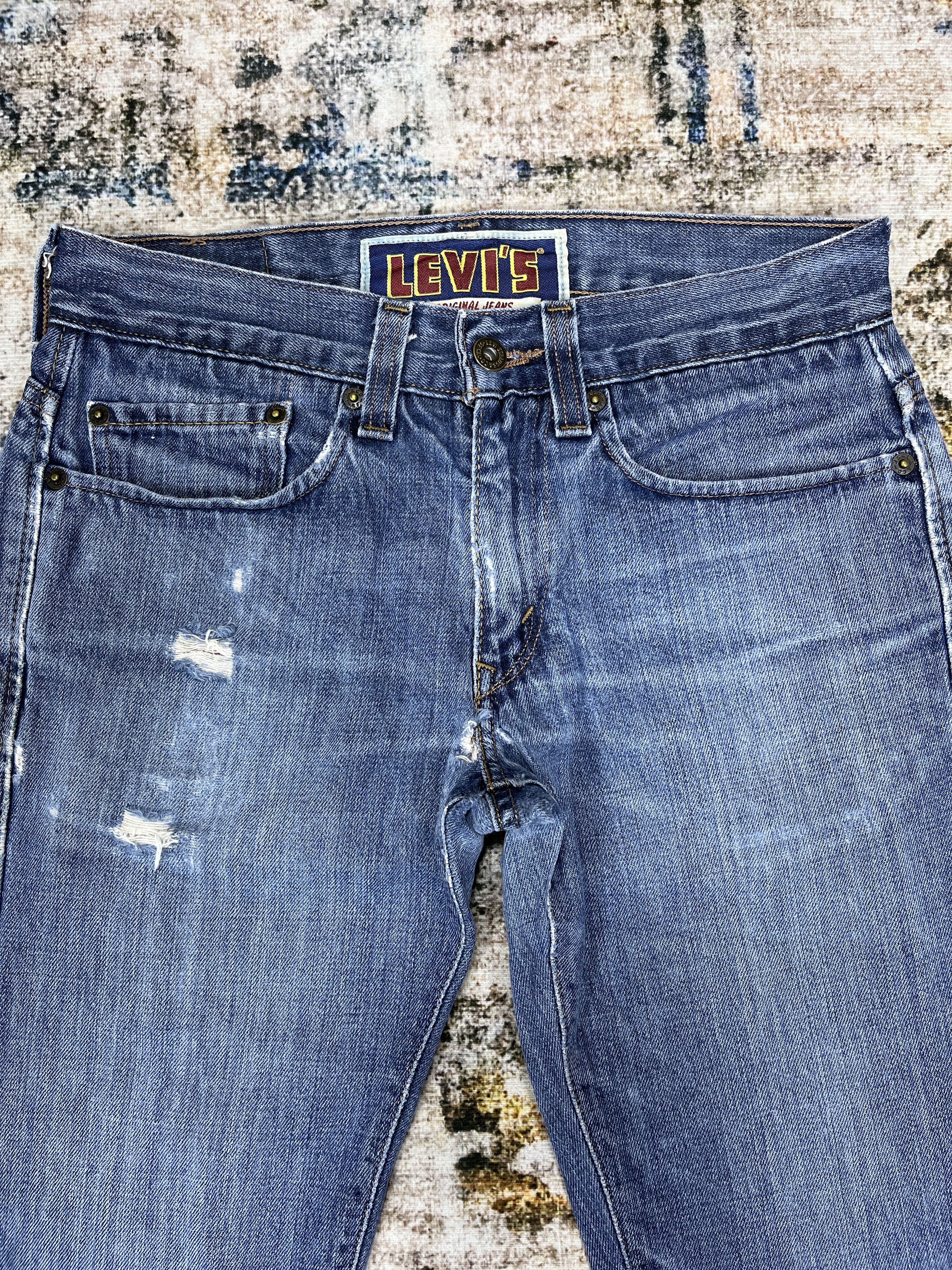 Levi's × Vintage Blue Distressed Vintage Levi's 511 Jeans 30×32 Denim - J146 Size US 30 / EU 46 - 3 Thumbnail