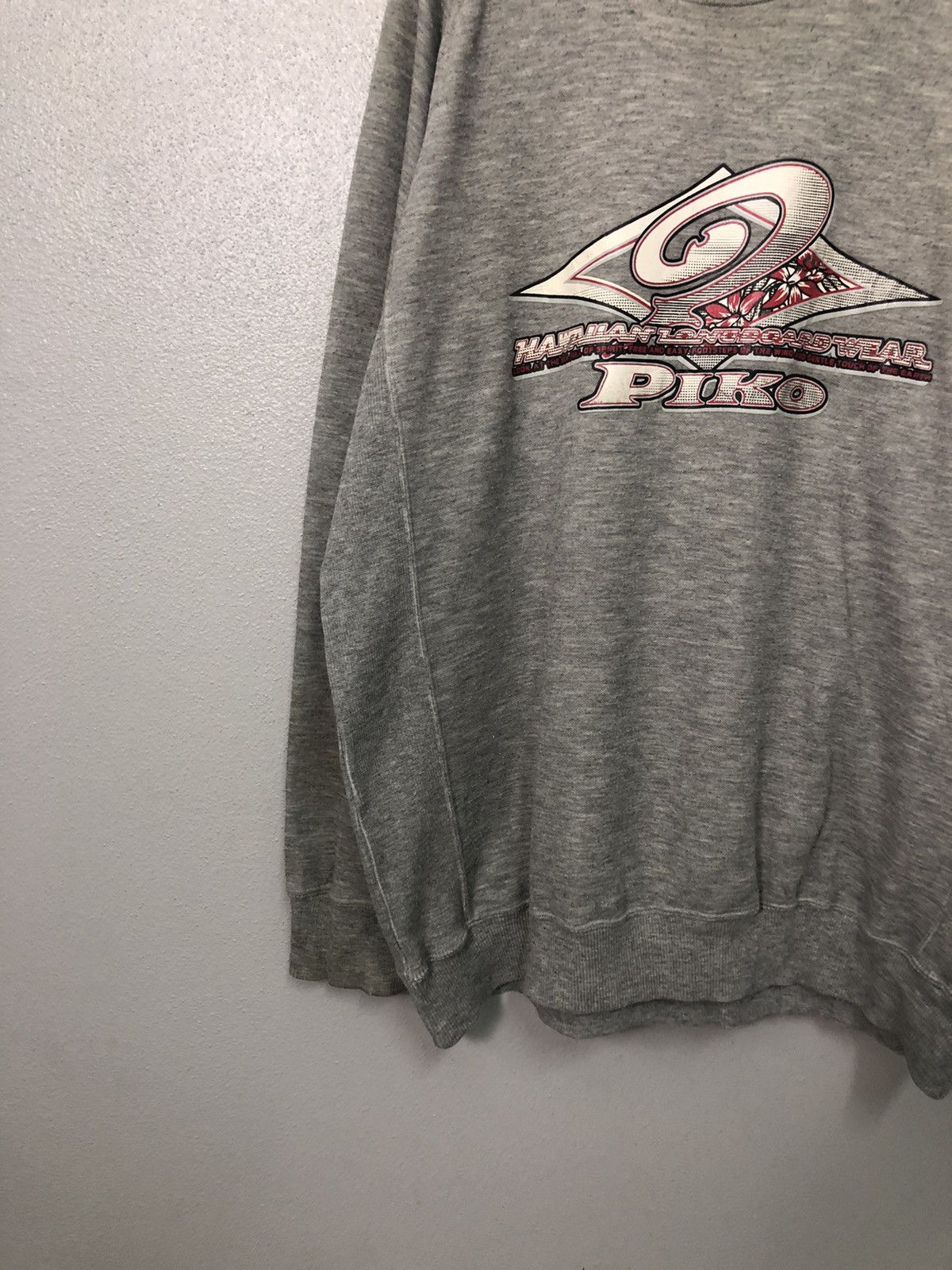 Japanese Brand Vintage Piko Crewneck Big Logo Sweatshirt Size US XL / EU 56 / 4 - 3 Thumbnail