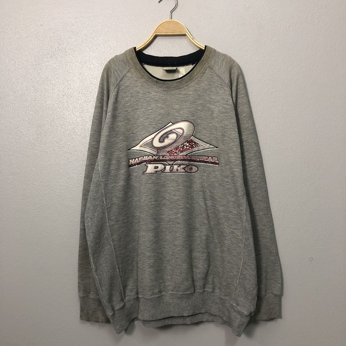 Japanese Brand Vintage Piko Crewneck Big Logo Sweatshirt Size US XL / EU 56 / 4 - 1 Thumbnail