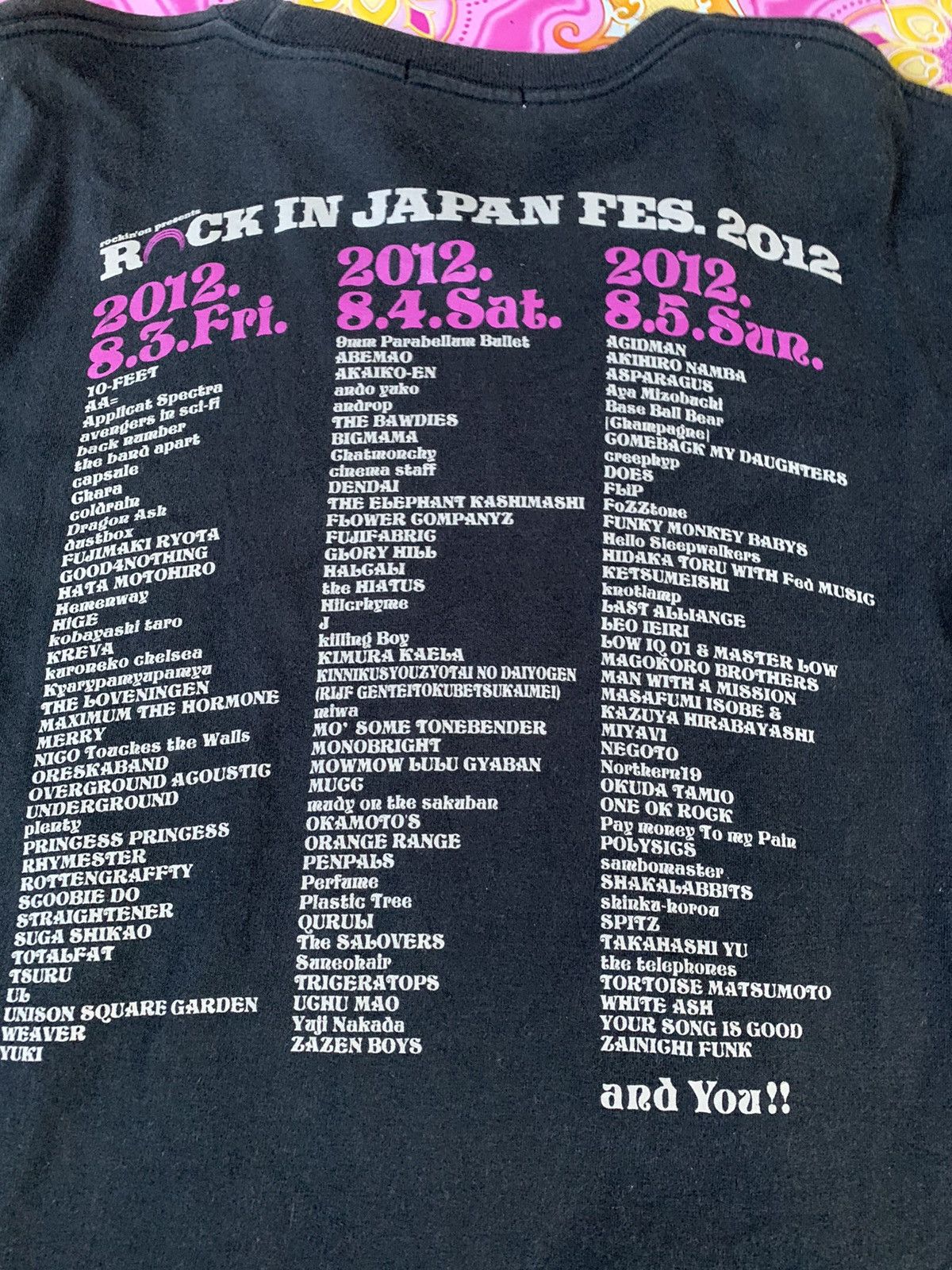 Japanese Brand 2012 Rock in Japan Festival Tee Size US M / EU 48-50 / 2 - 5 Thumbnail