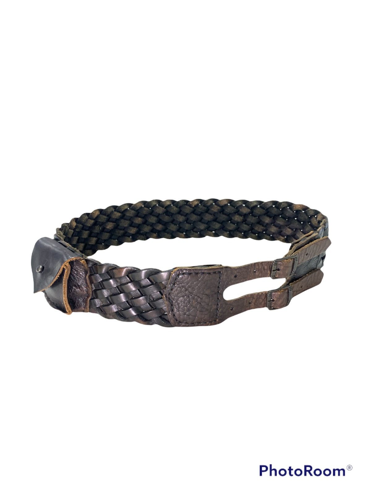 Japanese Brand × Other MOUSSY BRAIDED COIN POUCH LEATHER BELTS BONDAGE Size 32 - 1 Thumbnail